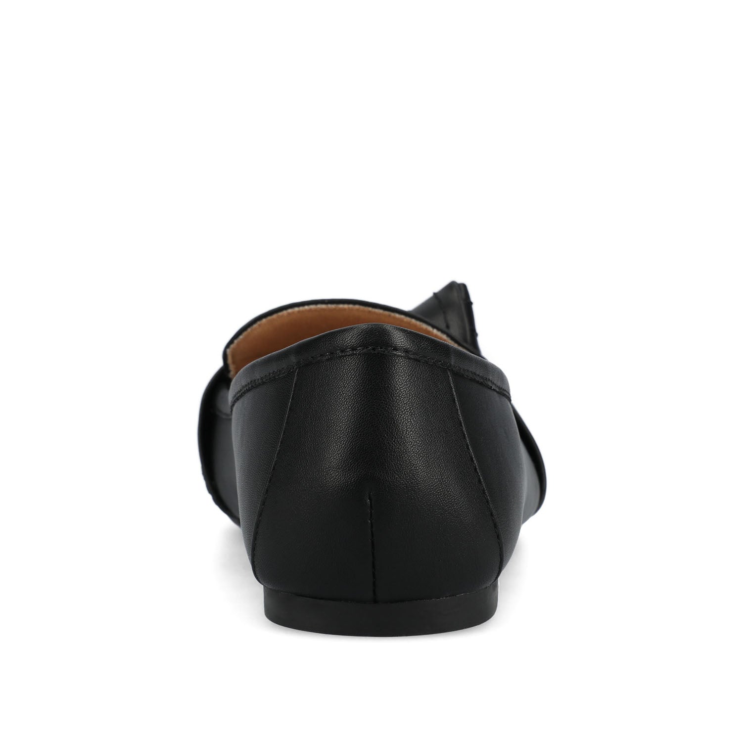 MARCI LOAFER FLATS IN VEGAN LEATHER - Black PU