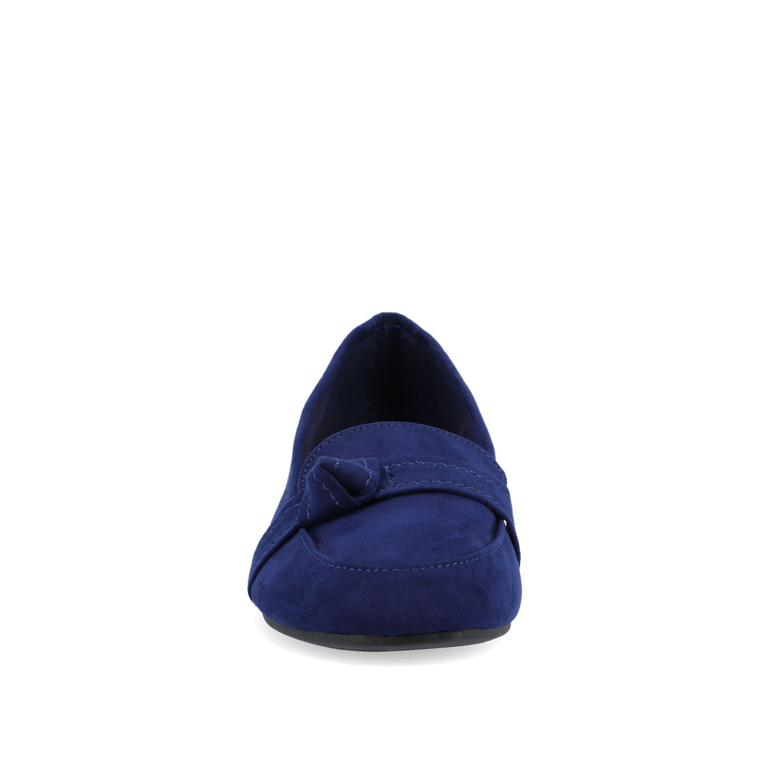 MARCI LOAFER FLATS IN FAUX SUEDE - Navy Nubuck