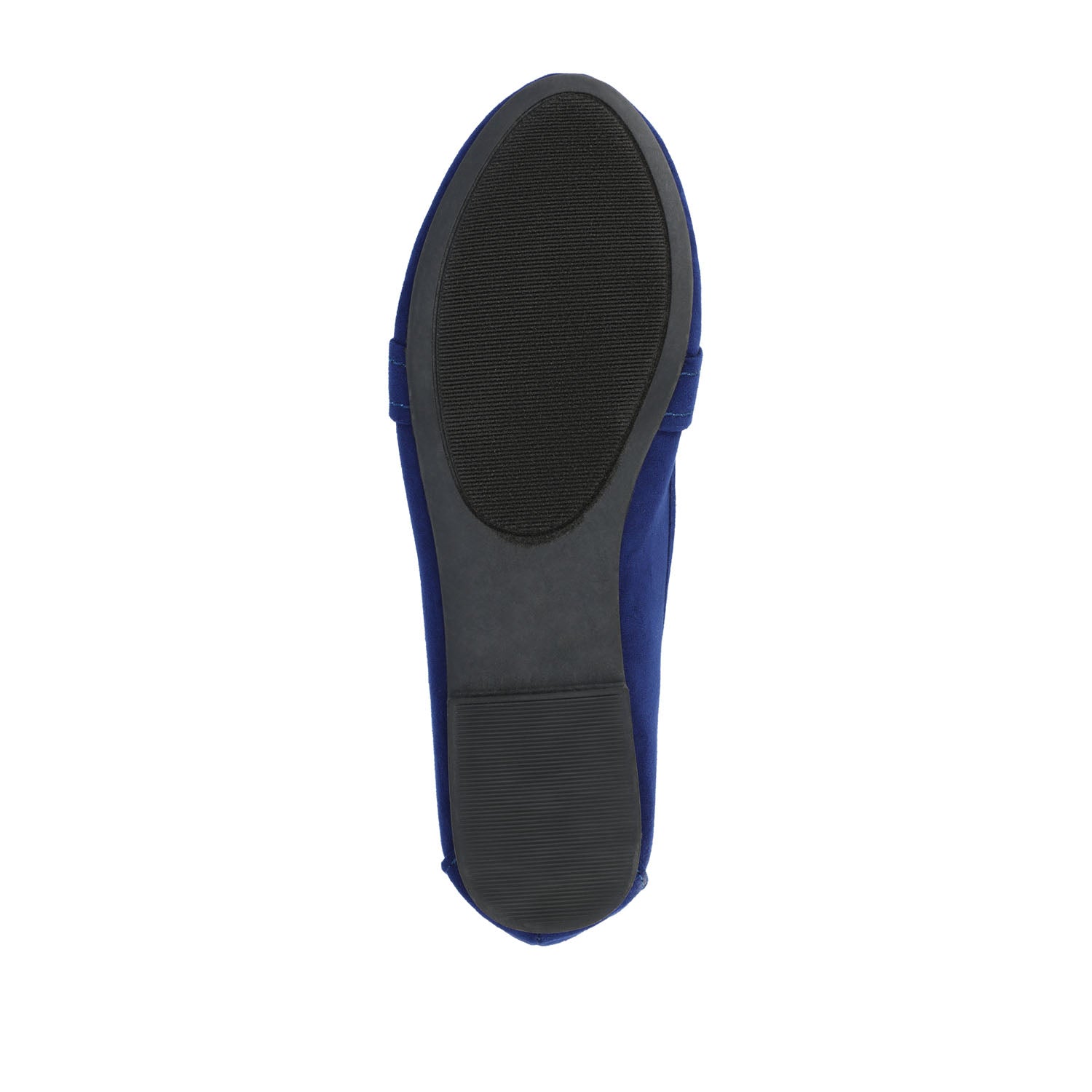 MARCI LOAFER FLATS IN FAUX SUEDE - Navy Nubuck