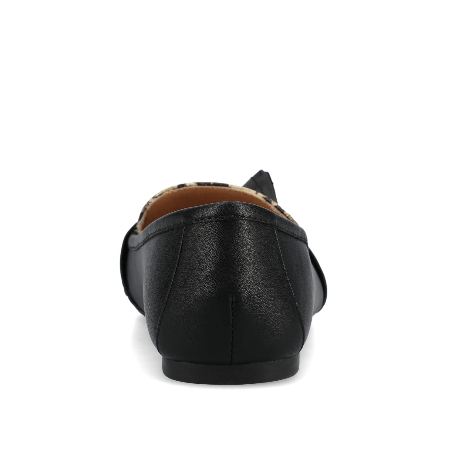 MARCI LOAFER FLATS IN VEGAN LEATHER - Tan Snake