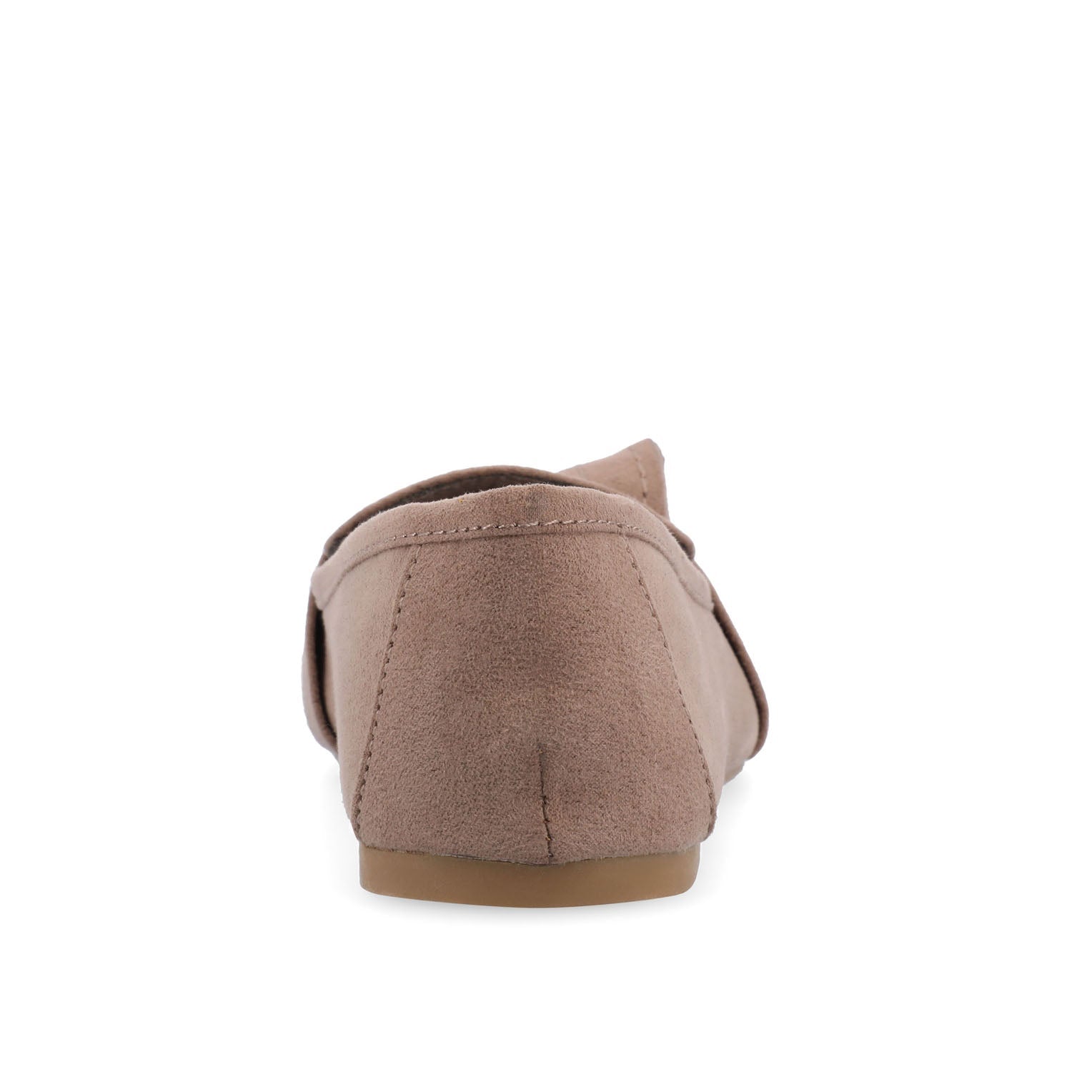 MARCI LOAFER FLATS IN FAUX SUEDE - Taupe