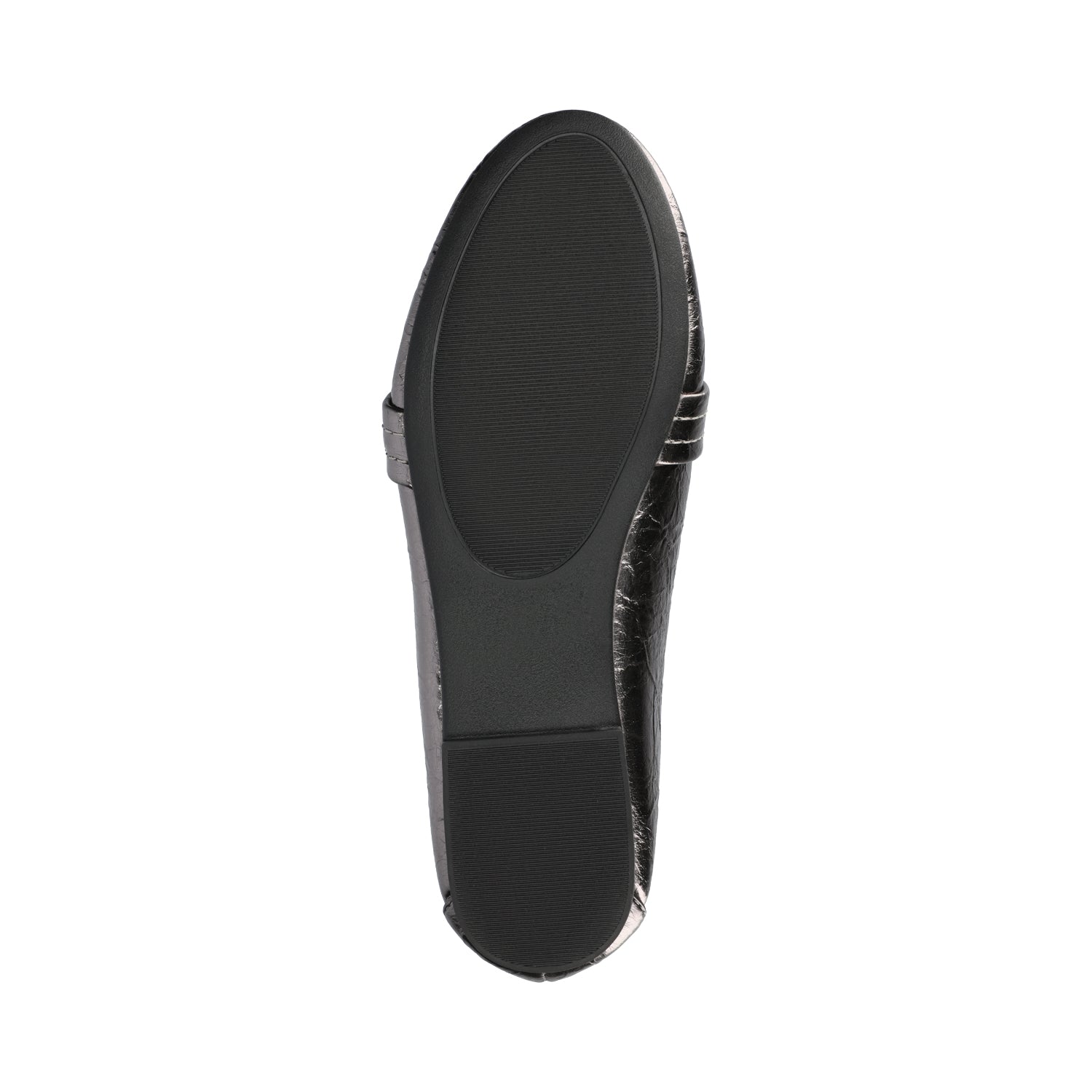 MARCI FAUX LEATHER LOAFER FLATS IN WIDE
