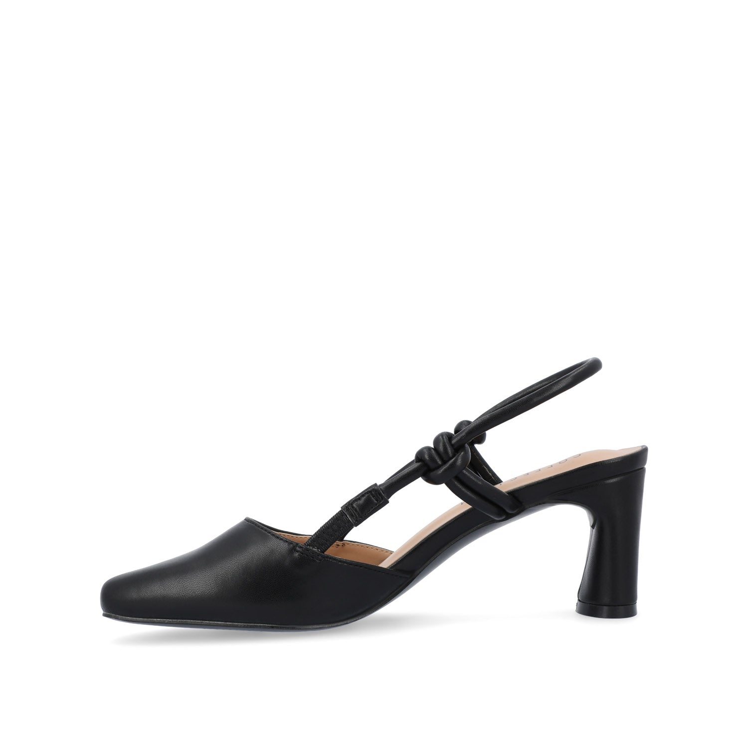 MARGEENE SLINGBLACK HEELS IN VEGAN LEATHER