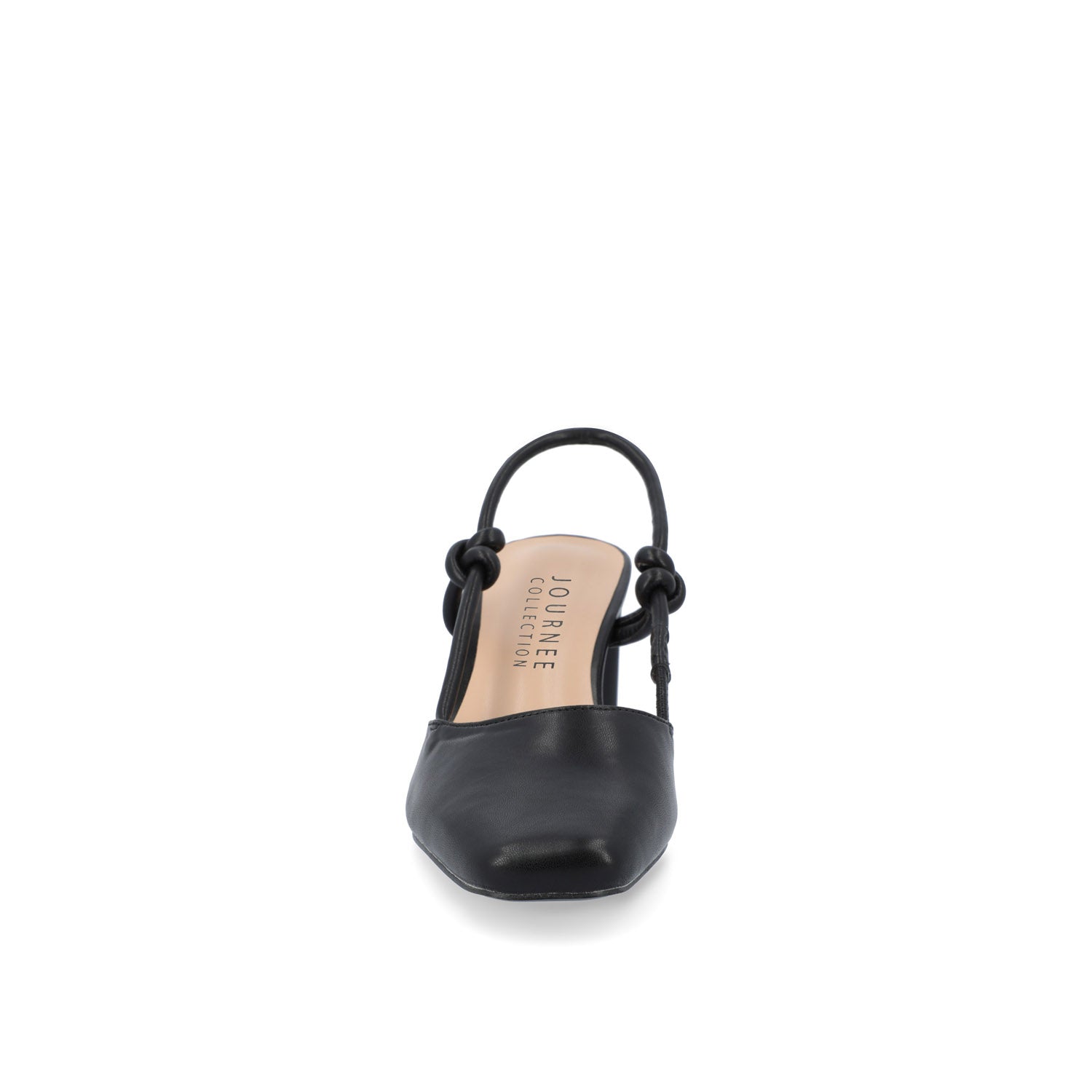 MARGEENE SLINGBLACK HEELS IN VEGAN LEATHER