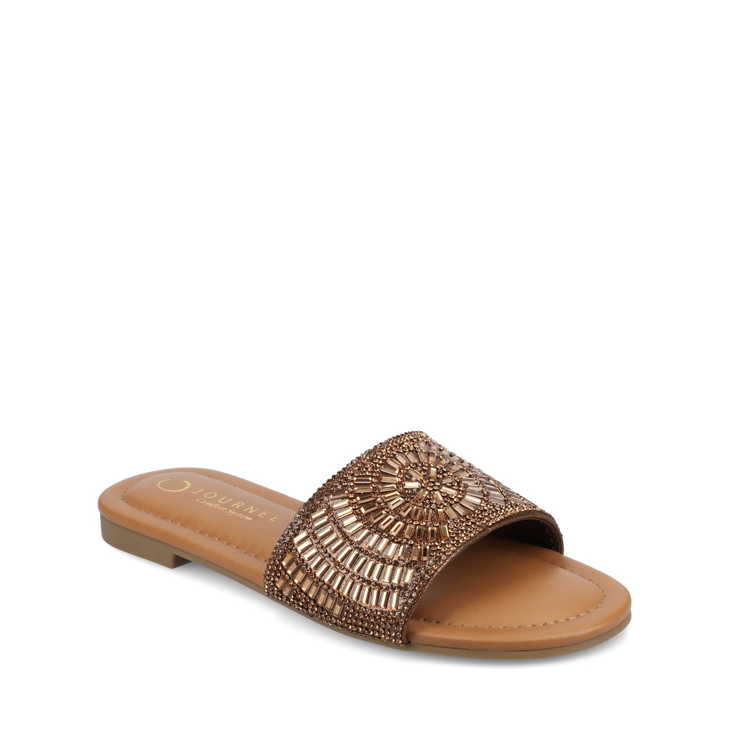 MARIA SLIP ON SANDALS - Gold