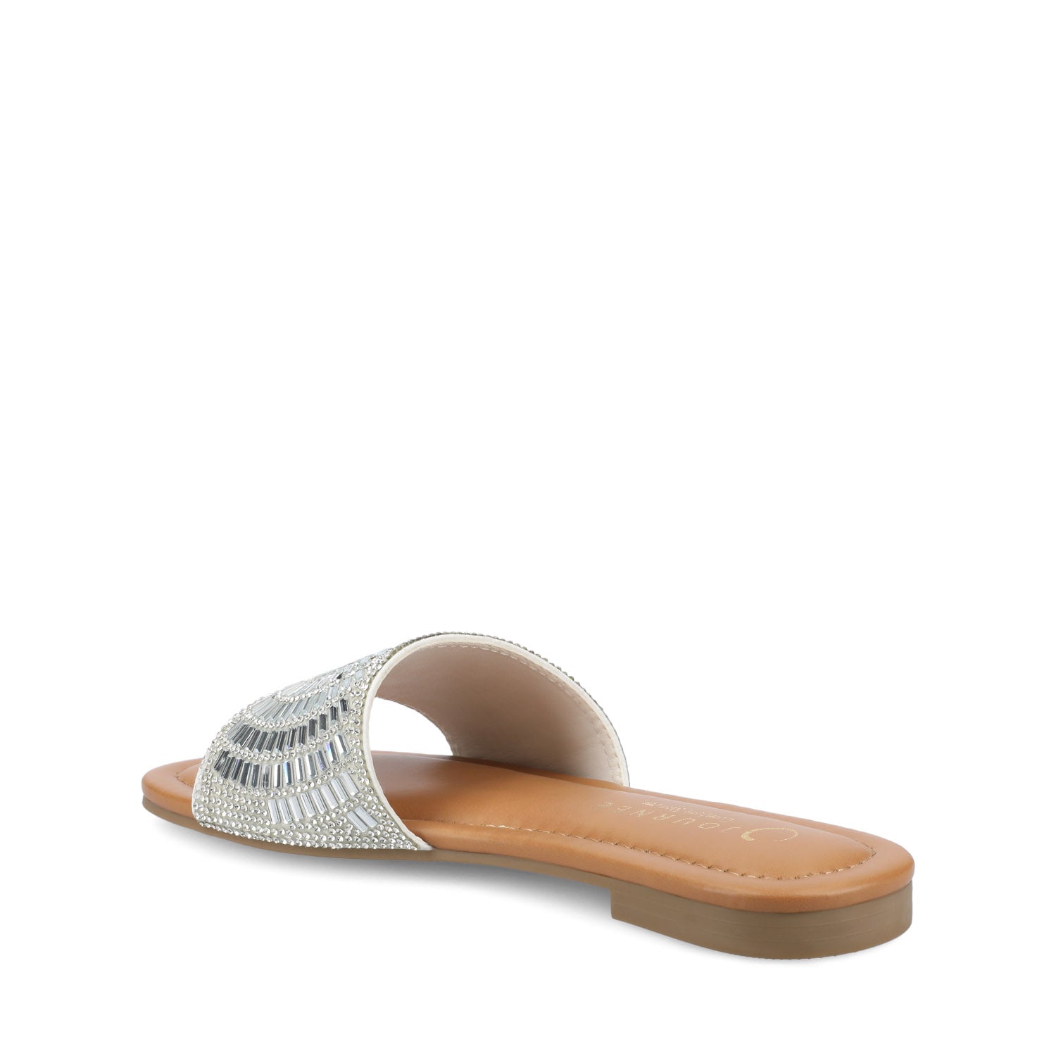 MARIA SLIP ON SANDALS - Silver