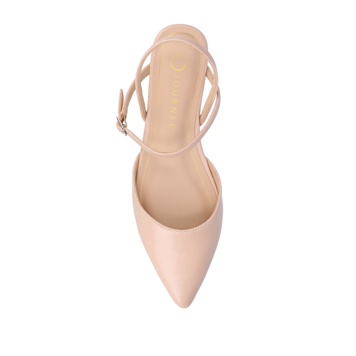 MARTINE SLINGBACK FLATS IN VEGAN LEATHER - Blush PU