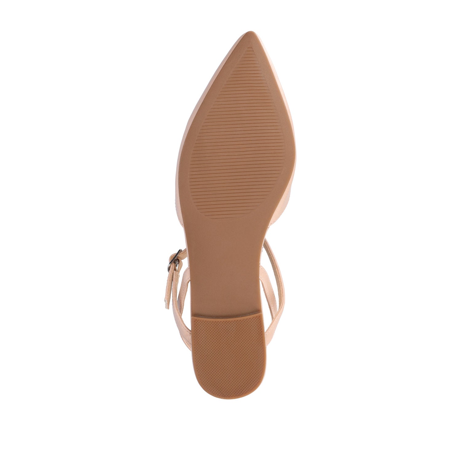 MARTINE SLINGBACK FLATS IN VEGAN LEATHER - Blush PU