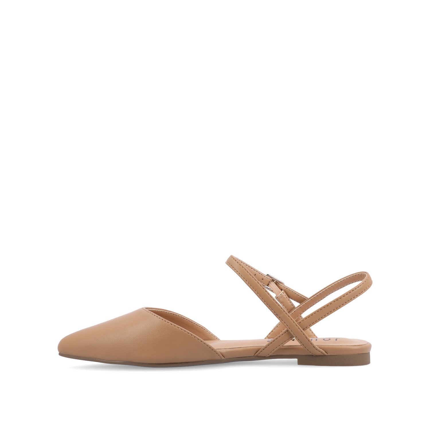 MARTINE SLINGBACK FLATS IN WARM SHADES - Caramel