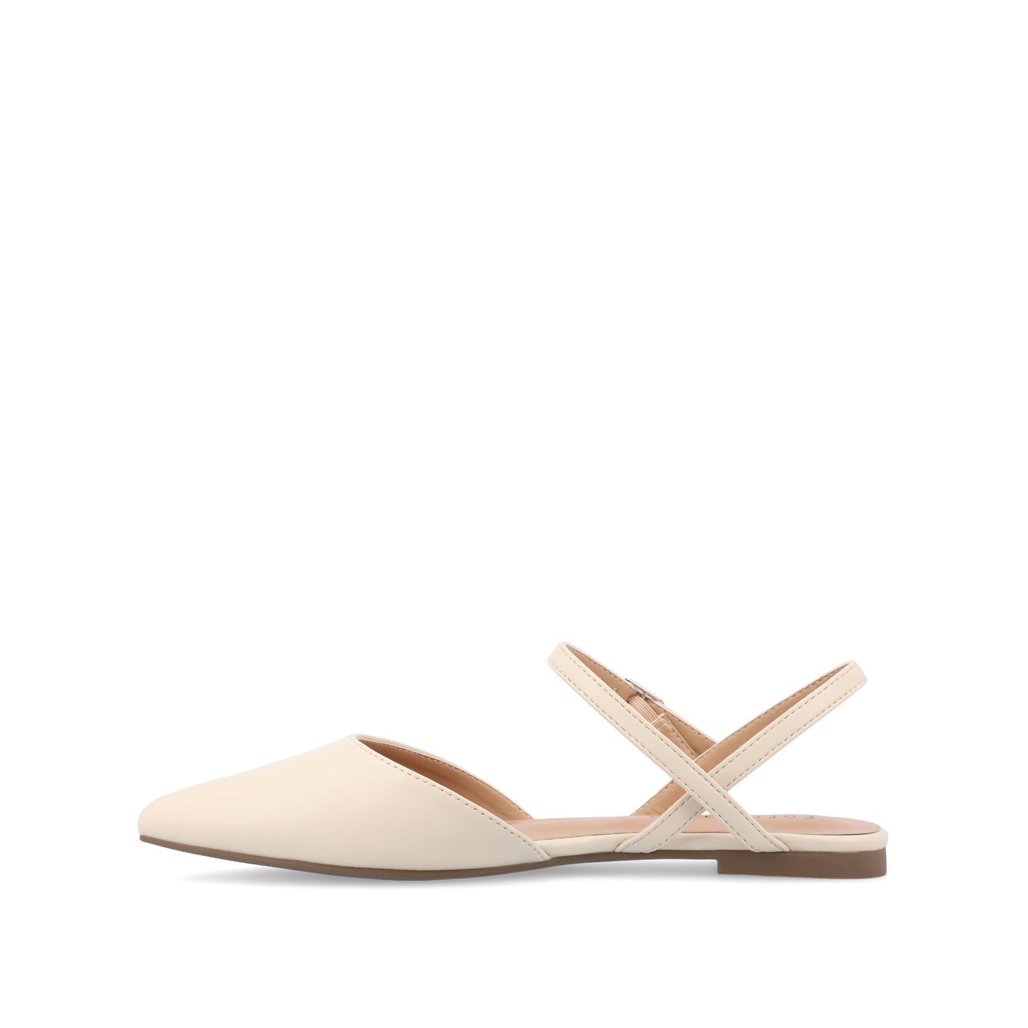 MARTINE SLINGBACK FLATS IN WARM SHADES - Cream