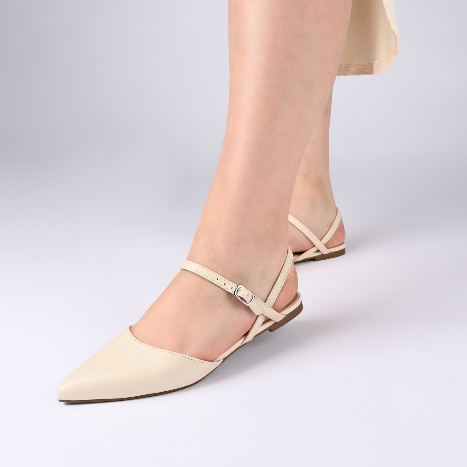 MARTINE SLINGBACK FLATS IN WARM SHADES