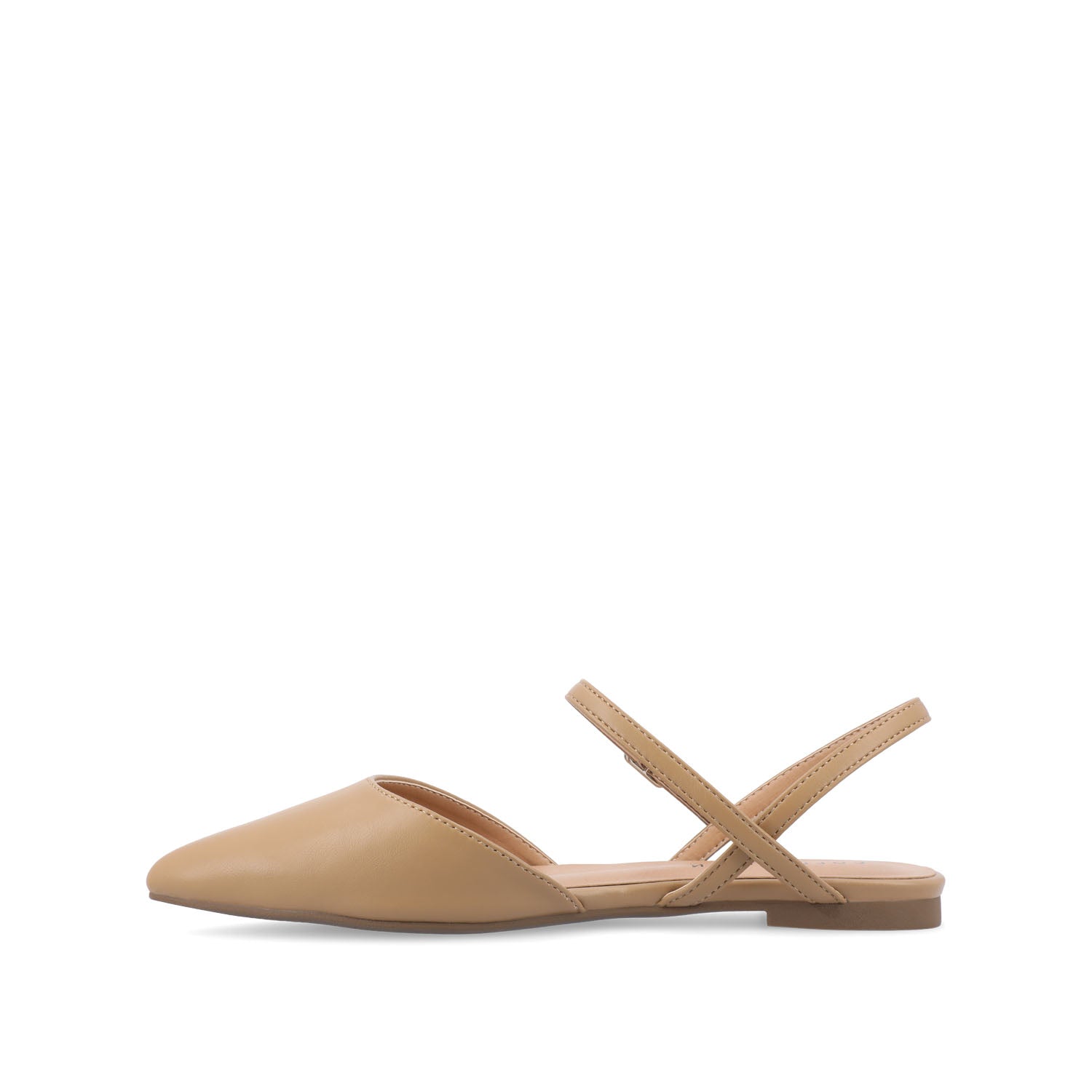 MARTINE SLINGBACK FLATS IN WARM SHADES - Honey