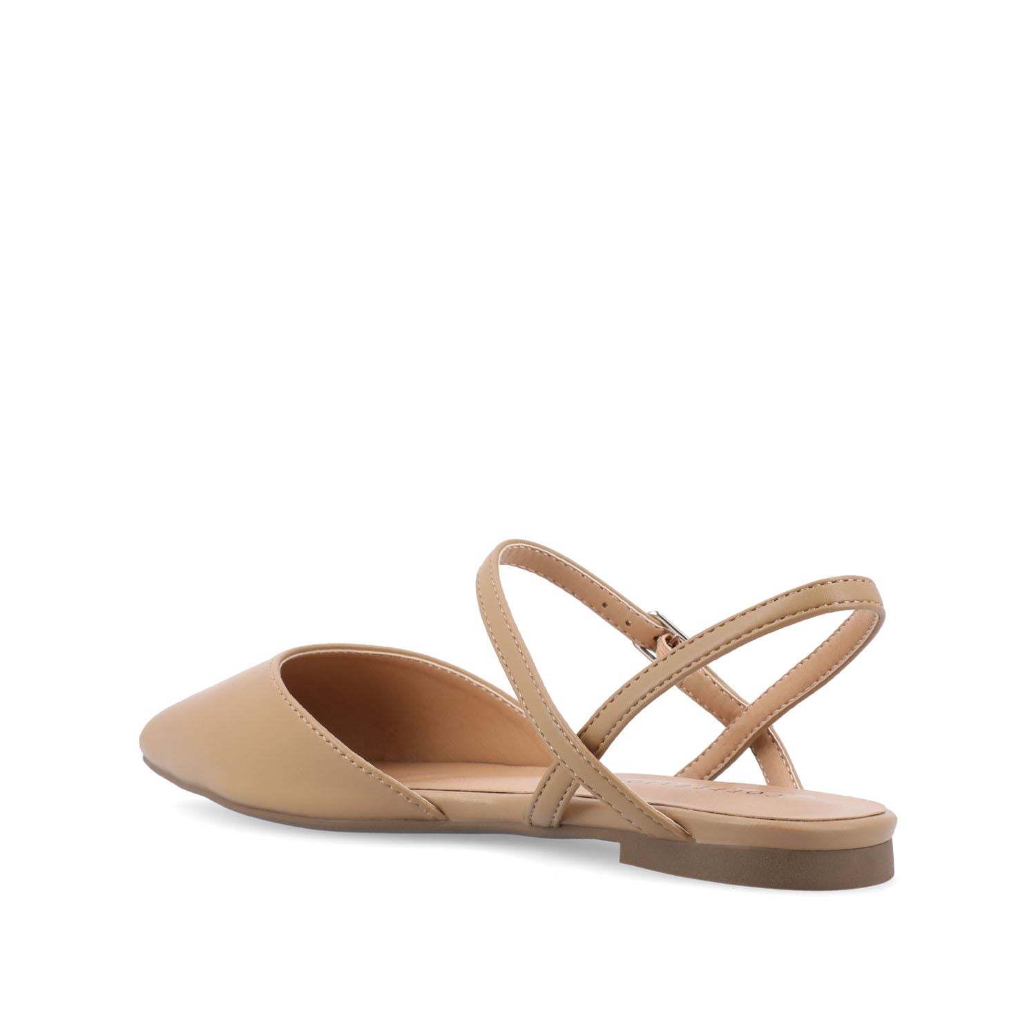 MARTINE SLINGBACK FLATS IN WARM SHADES - Honey