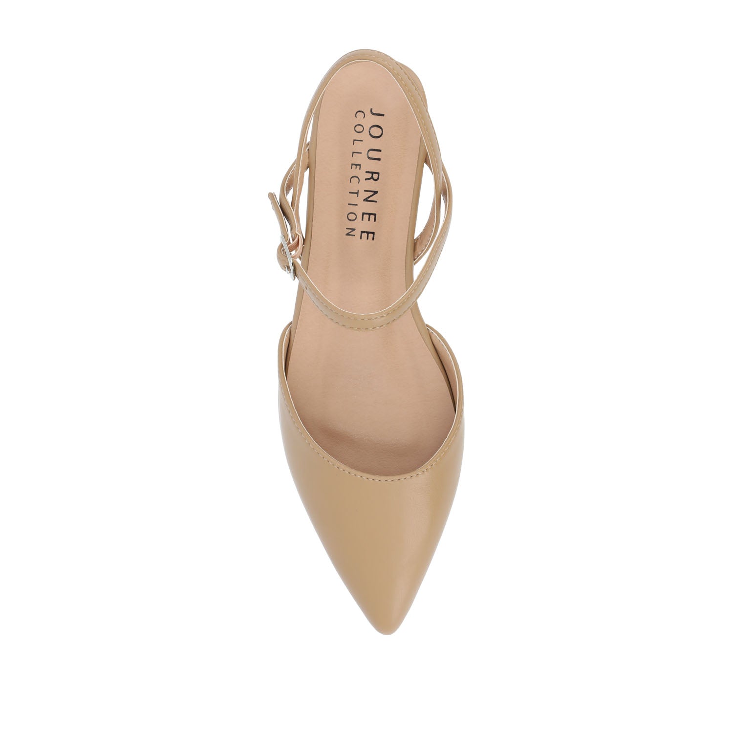 MARTINE SLINGBACK FLATS IN WARM SHADES - Honey