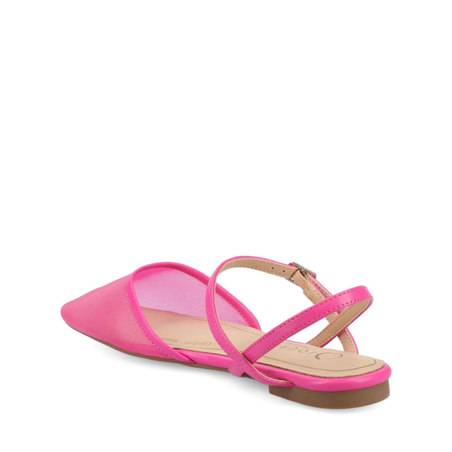 MARTINE SLINGBACK FLATS IN VEGAN LEATHER