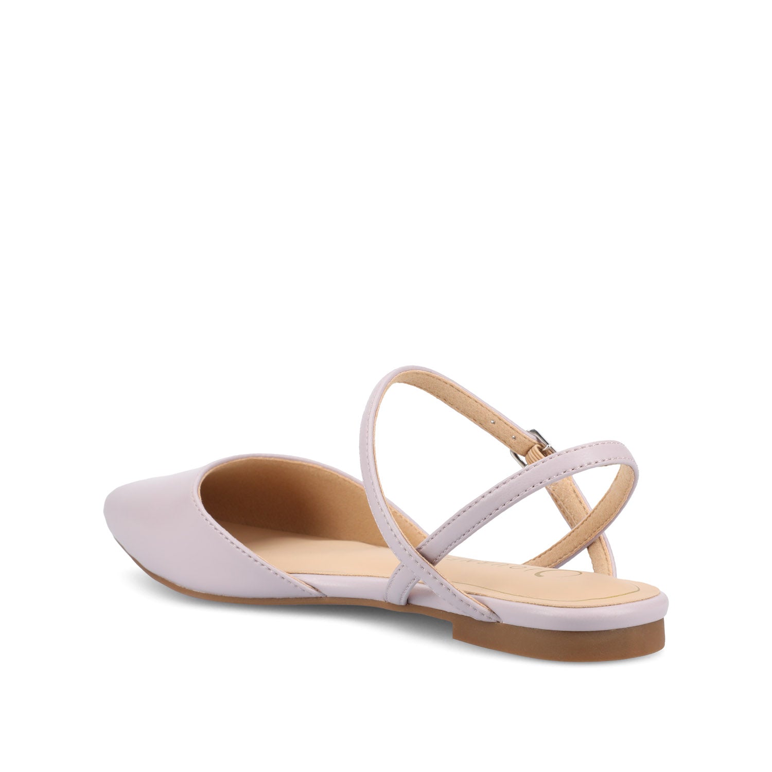 MARTINE SLINGBACK FLATS IN VEGAN LEATHER
