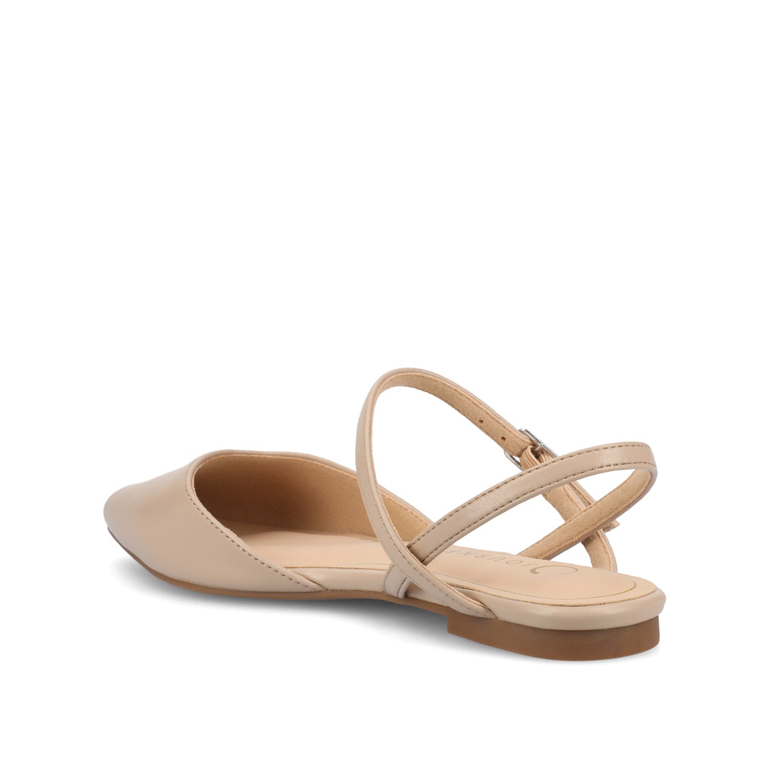 MARTINE SLINGBACK FLATS IN VEGAN LEATHER