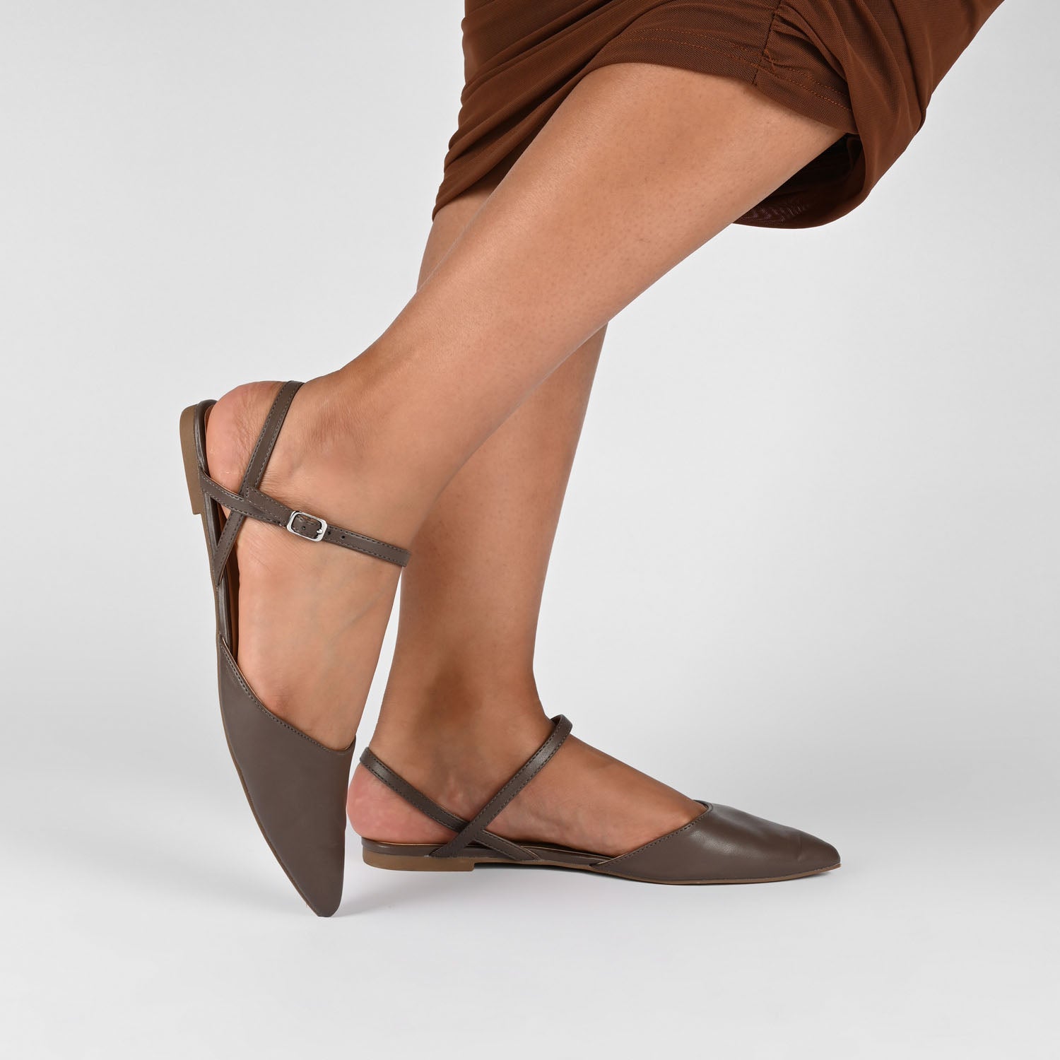 MARTINE SLINGBACK FLATS IN WARM SHADES