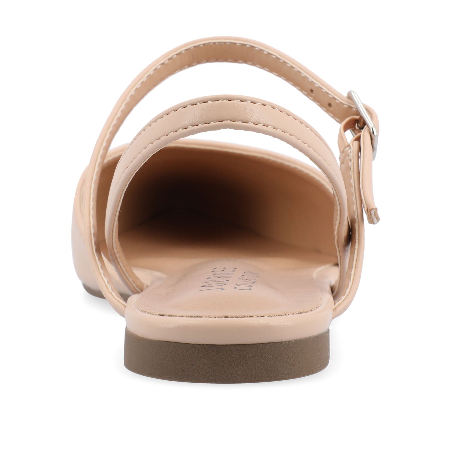 MARTINE SLINGBACK FLATS IN COOL SHADES - Vanilla