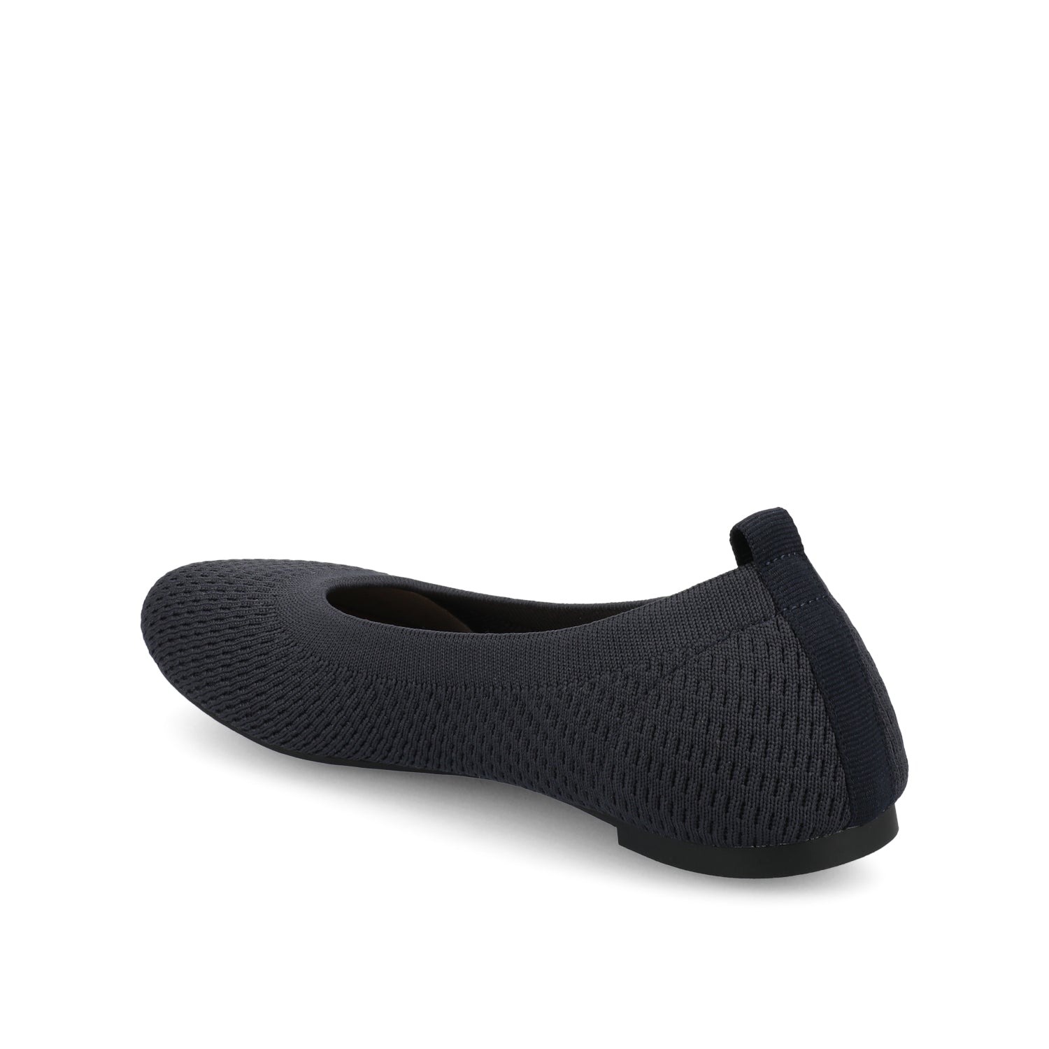 MARYANN KNIT FABRIC BALLET FLATS IN STATEMENT - Navy Knit