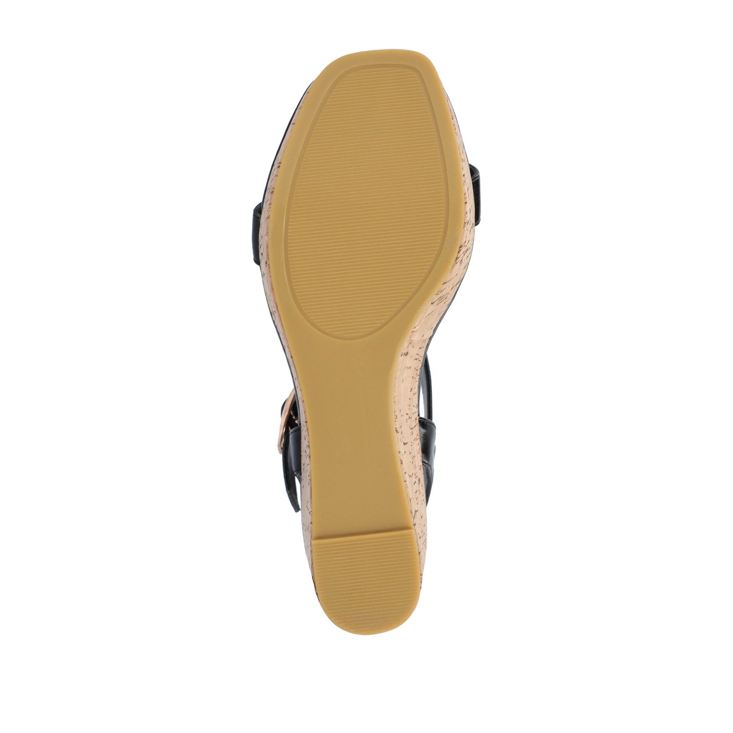 MATILDAA CORK WEDGE HEEL SANDALS IN VEGAN LEATHER