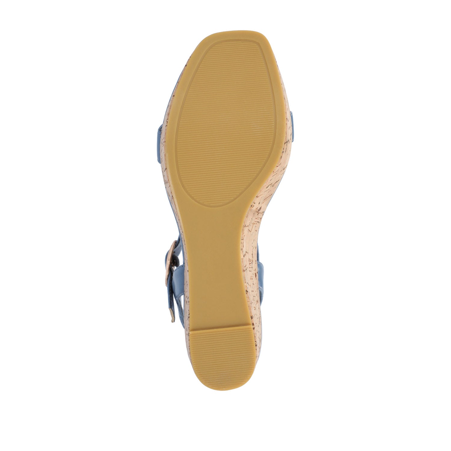 MATILDAA CORK WEDGE HEEL SANDALS IN VEGAN LEATHER