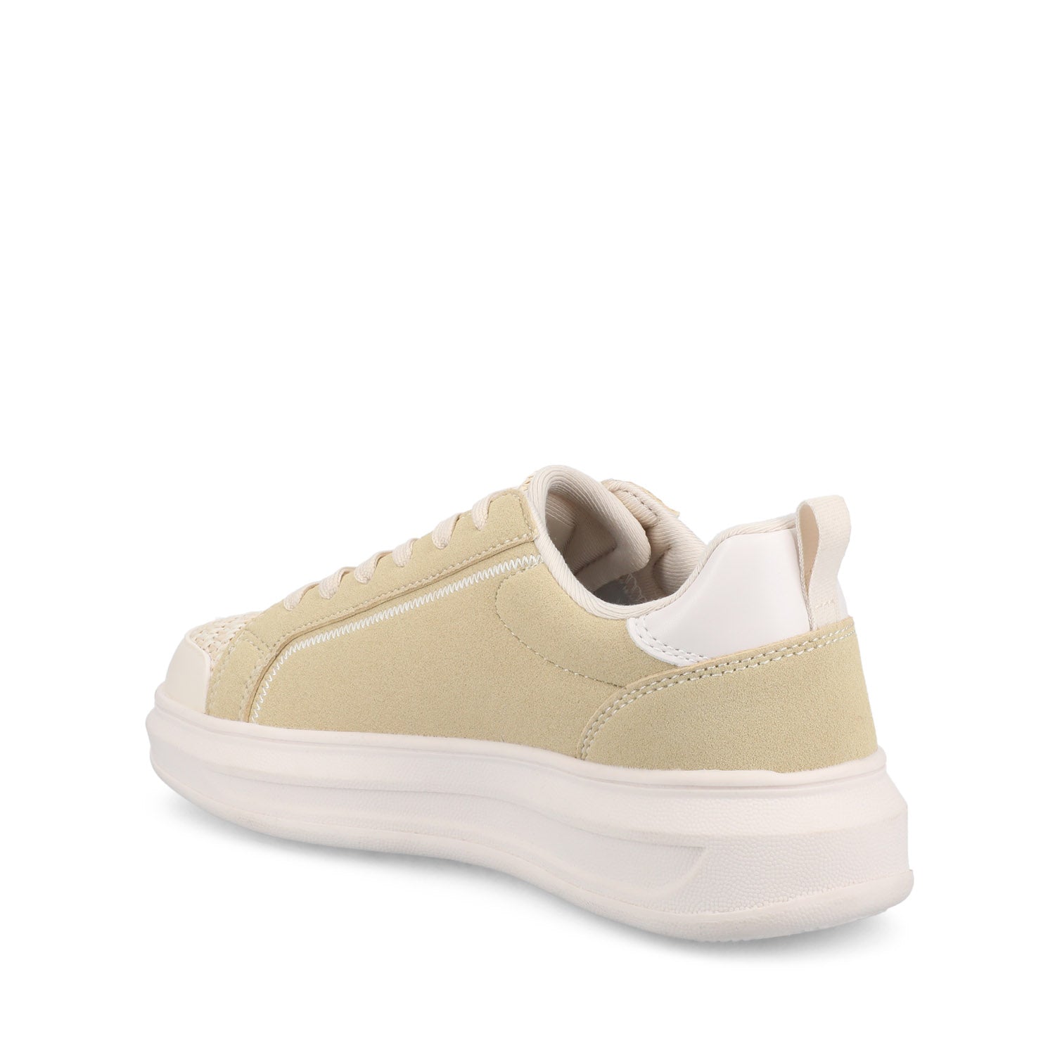 MEEYA CASUAL LACE UP SNEAKERS - Natural