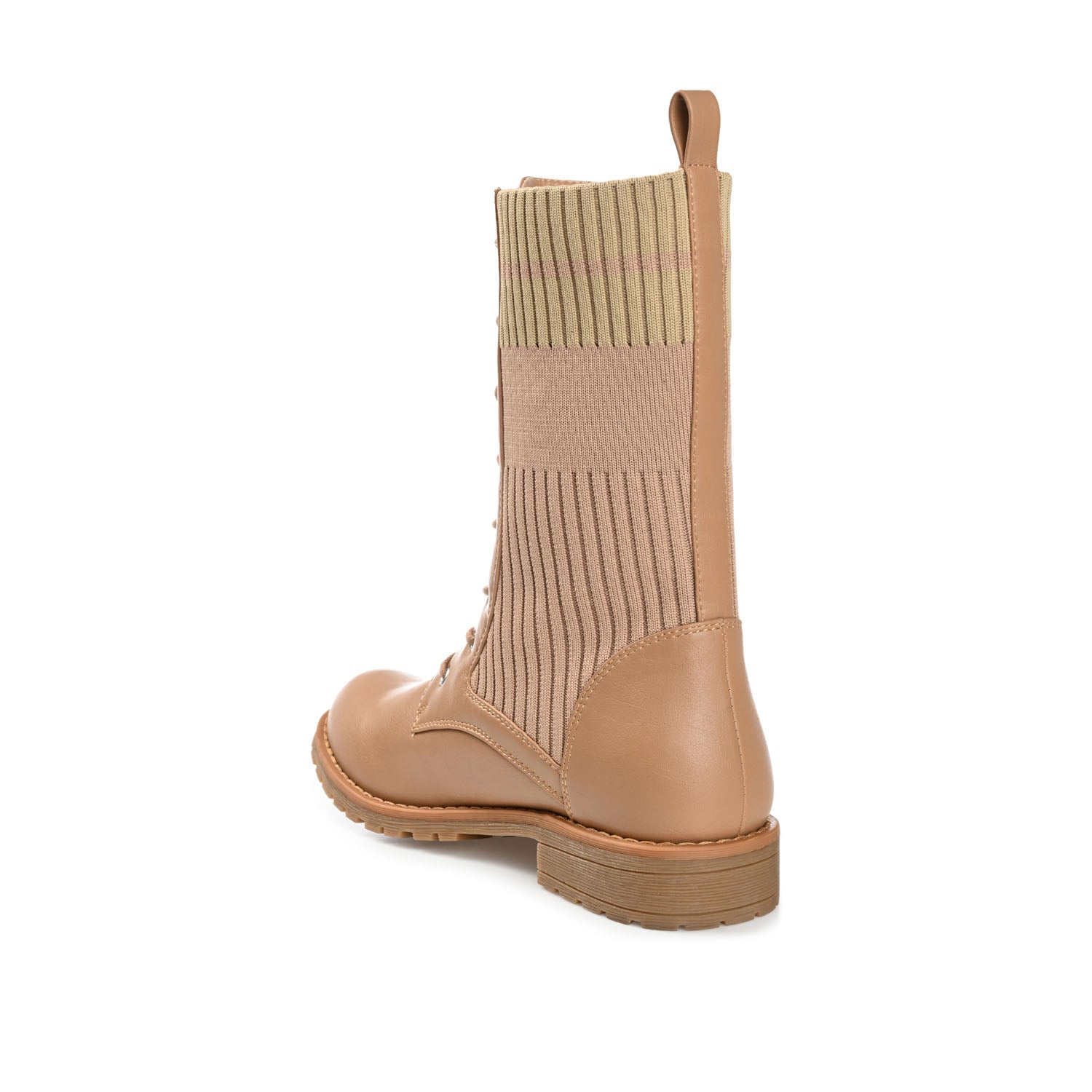 MELEI LACE UP BOOTS IN VEGAN LEATHER