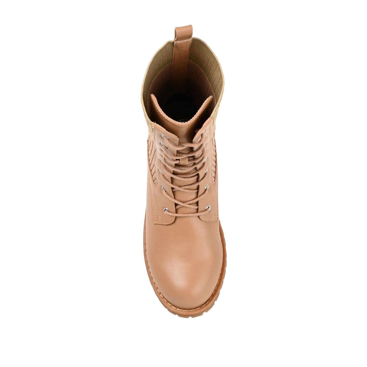 MELEI LACE UP BOOTS IN VEGAN LEATHER