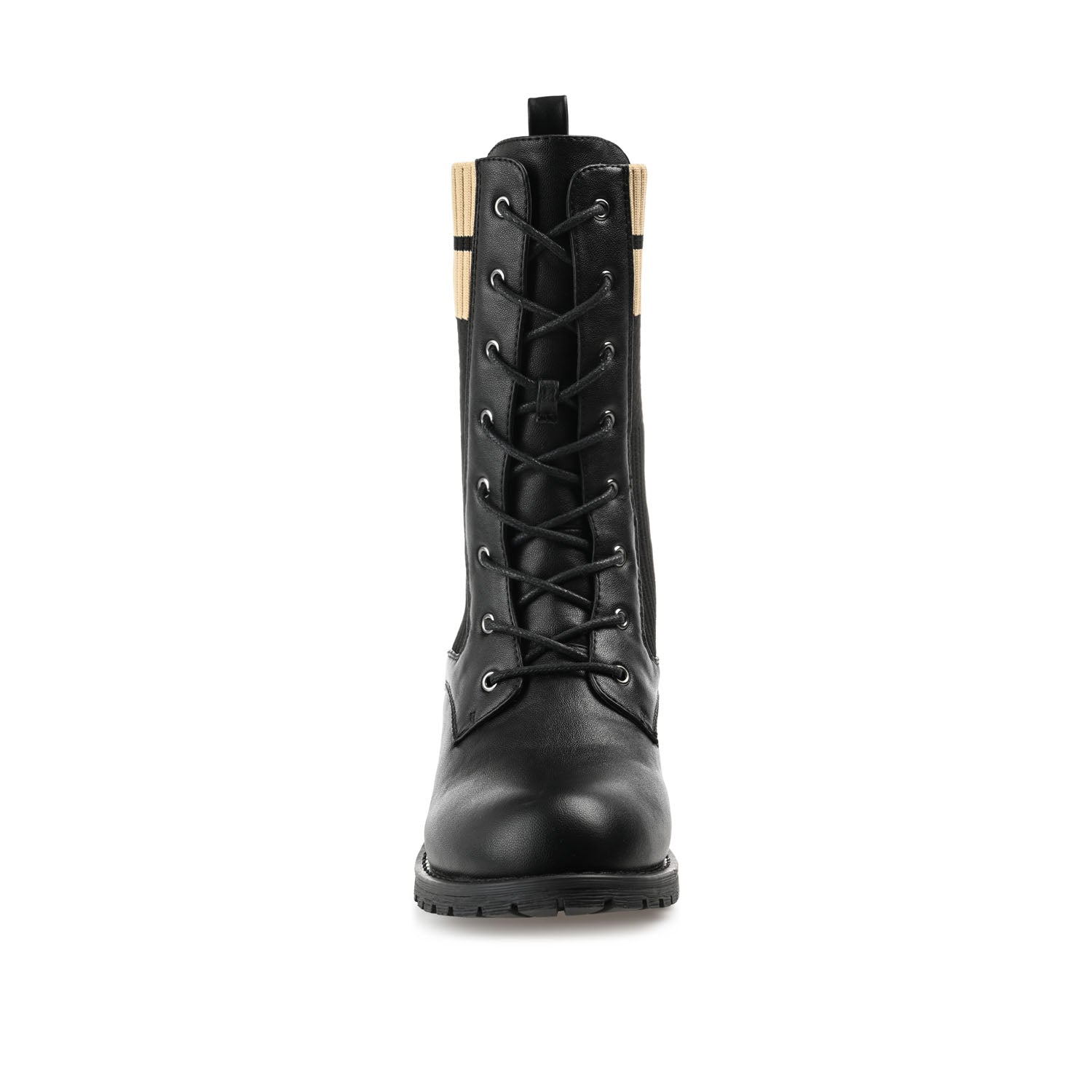 MELEI LACE UP BOOTS IN VEGAN LEATHER