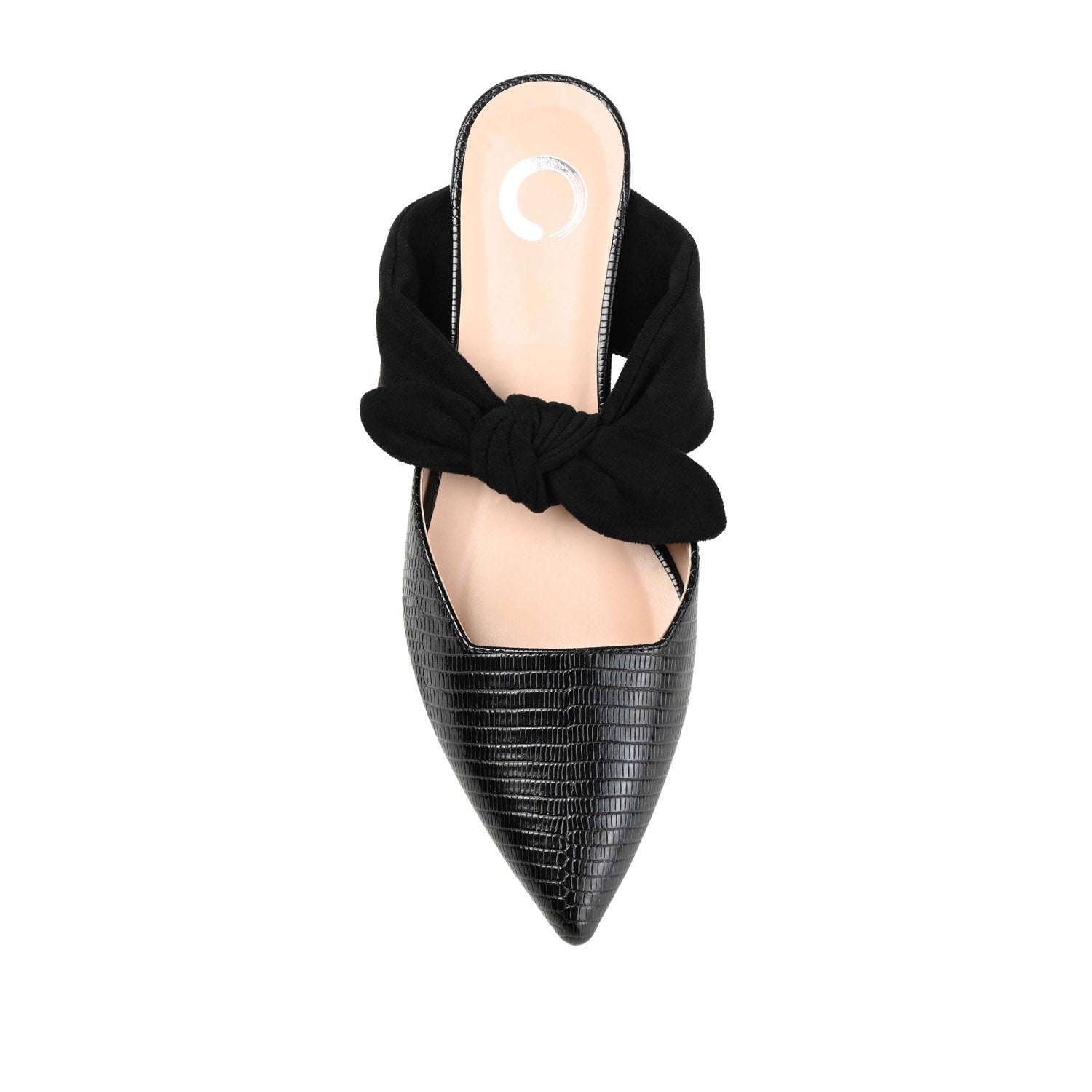 MELORA LOW BLOCK HEELS IN VEGAN LEATHER - Black