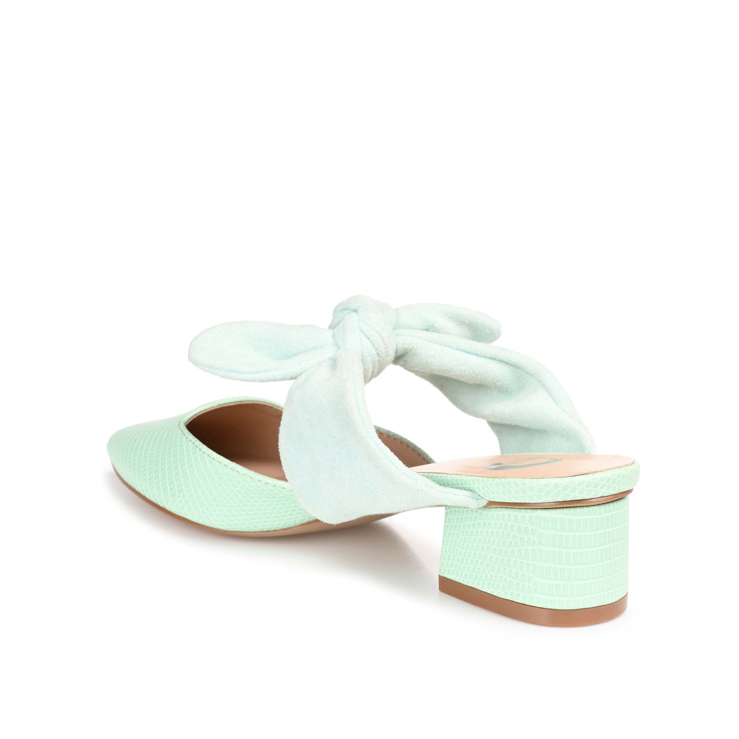 MELORA LOW BLOCK HEELS IN VEGAN LEATHER