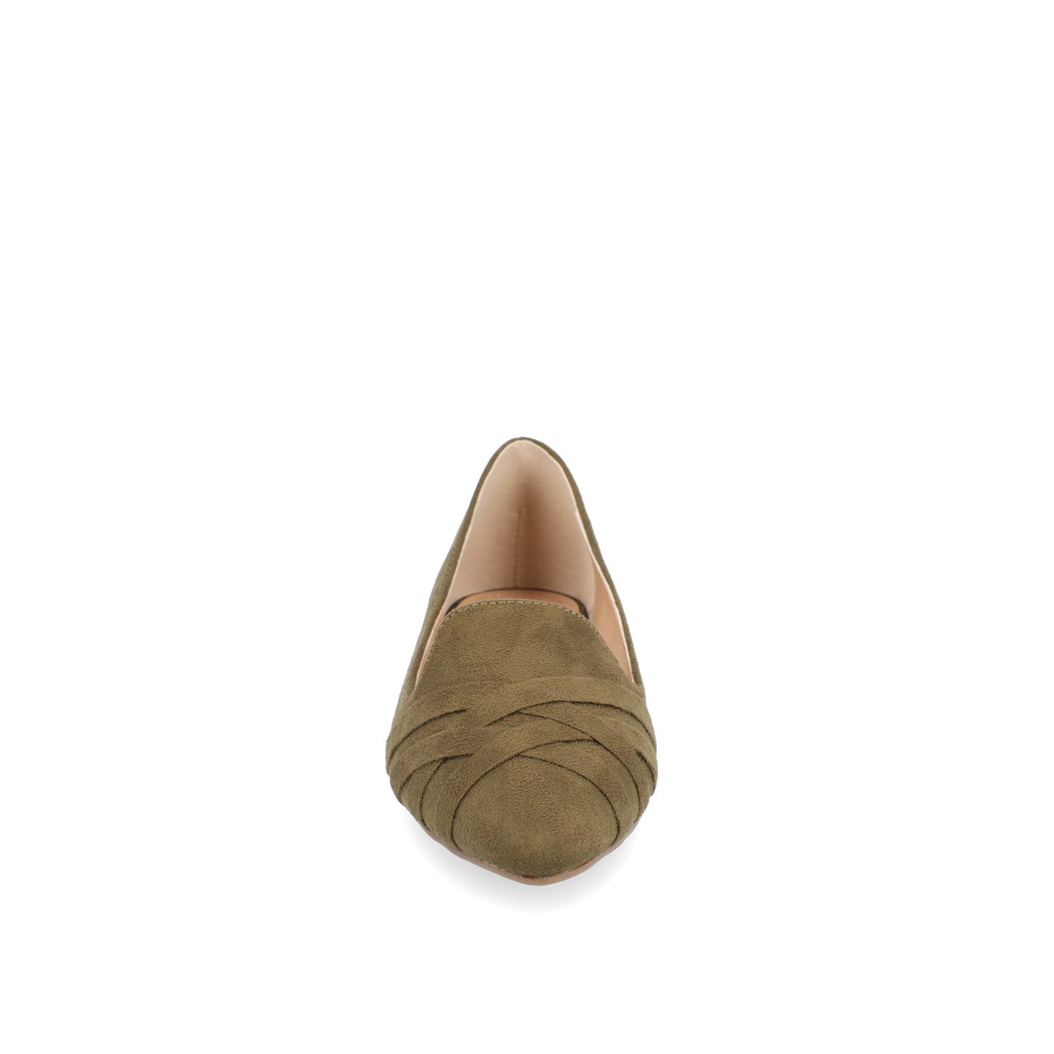MINDEE LOAFER FLATS IN WIDE - Olive