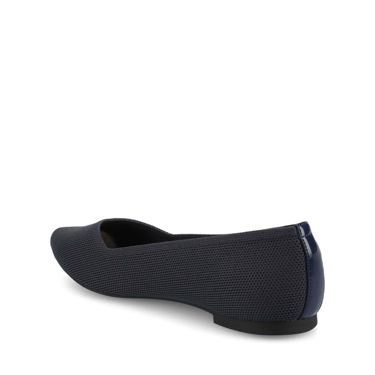 MINNAH BALLET FLATS IN KNIT FABRIC - Navy Knit