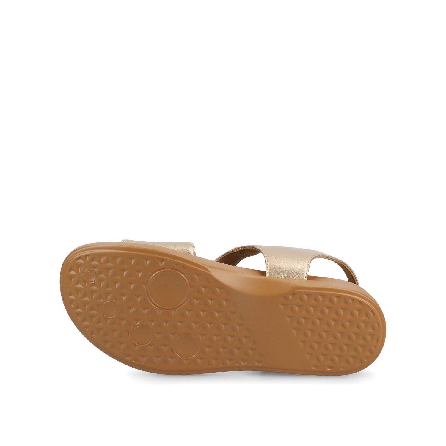 MIRA T-STRAP SANDALS - Champagne