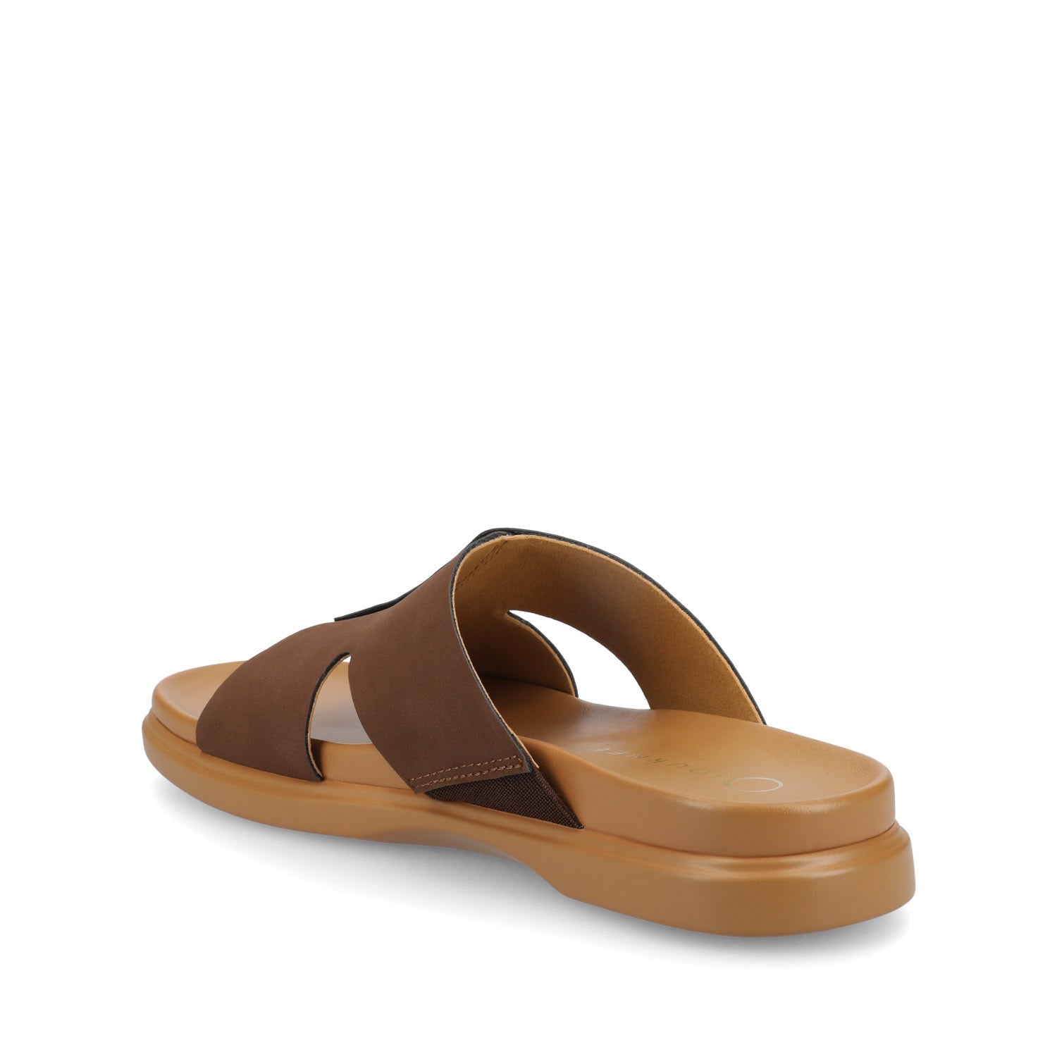 MISEY SINGLE BAND SLIP ON SANDALS - Brown