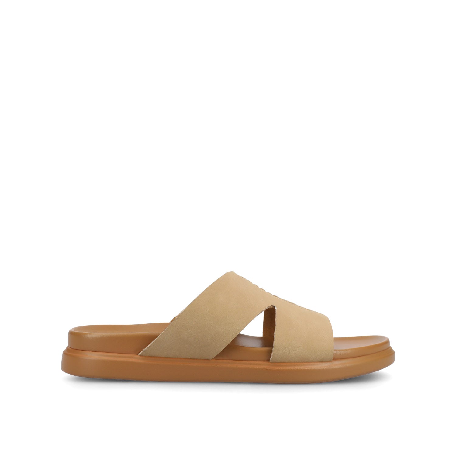 MISEY SINGLE BAND SLIP ON SANDALS - Sand