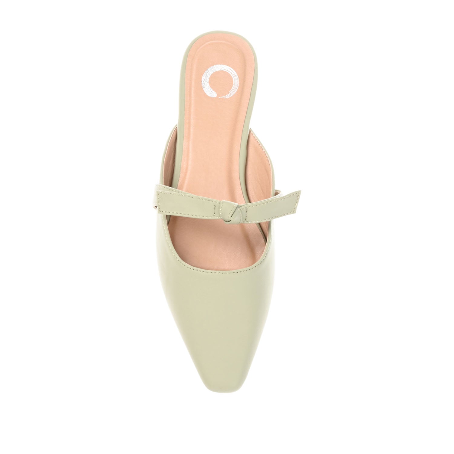 MISSIE MULED FLATS IN VEGAN LEATHER