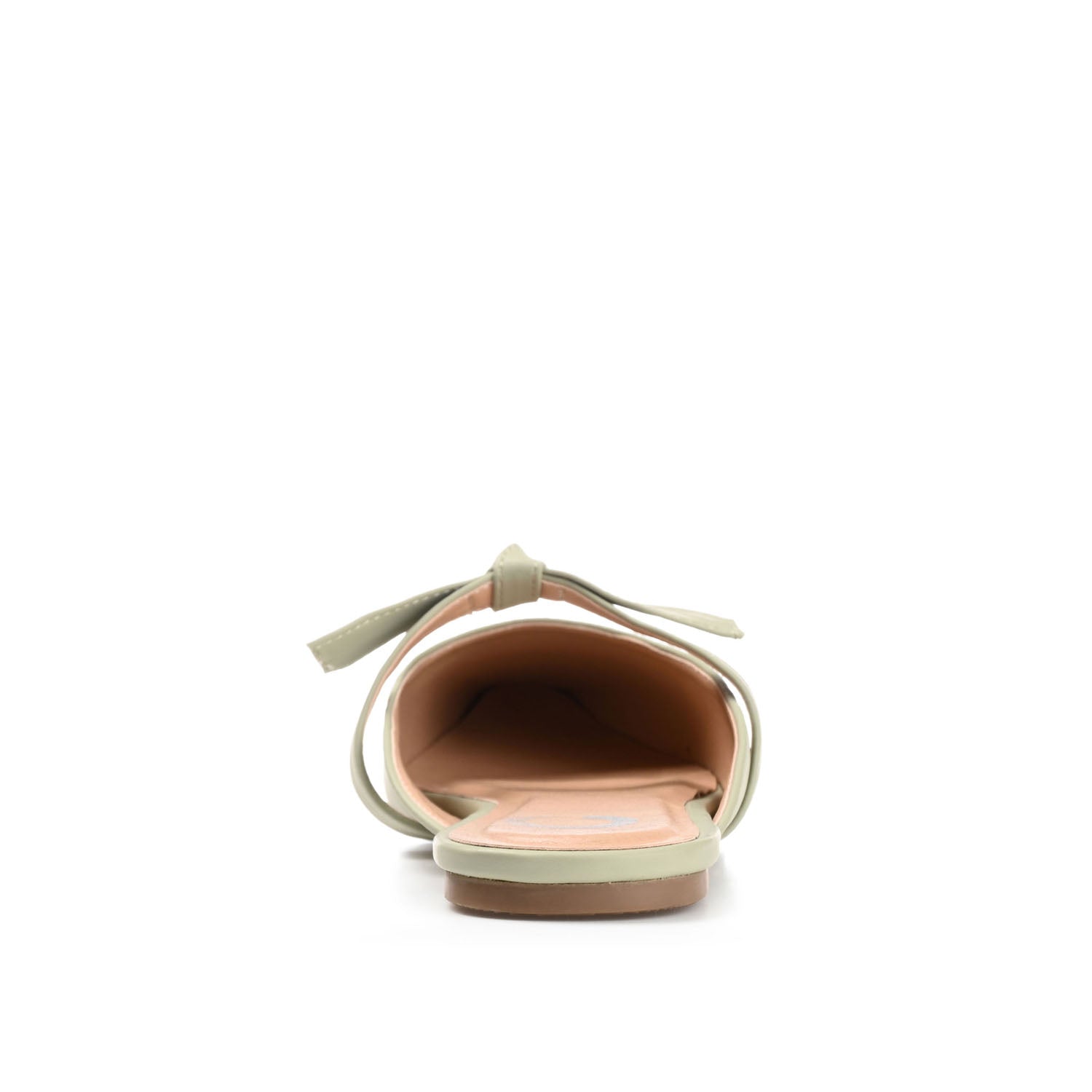 MISSIE MULED FLATS IN VEGAN LEATHER