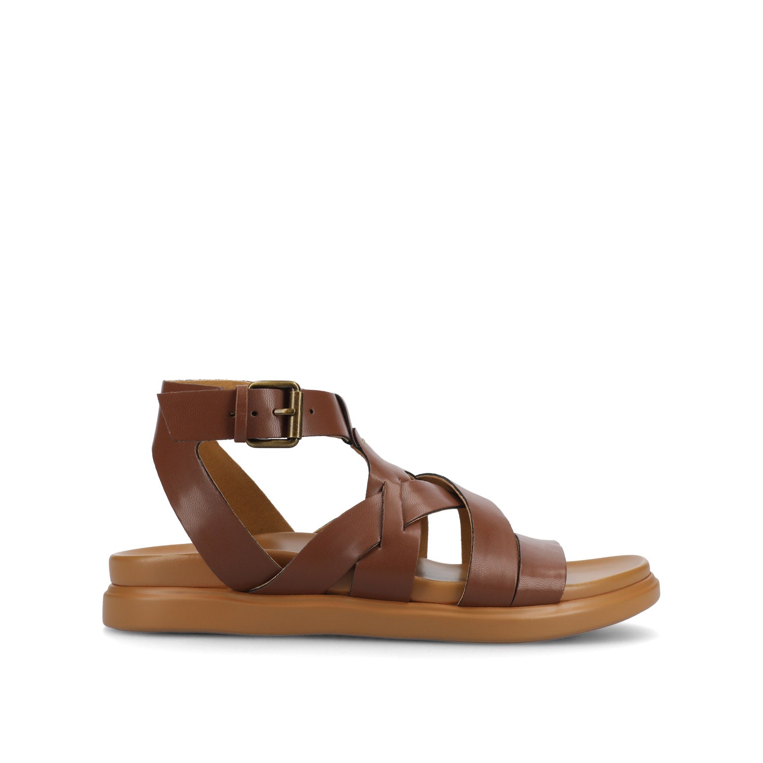 MISTEE MULTI STRAP SANDALS - Cognac