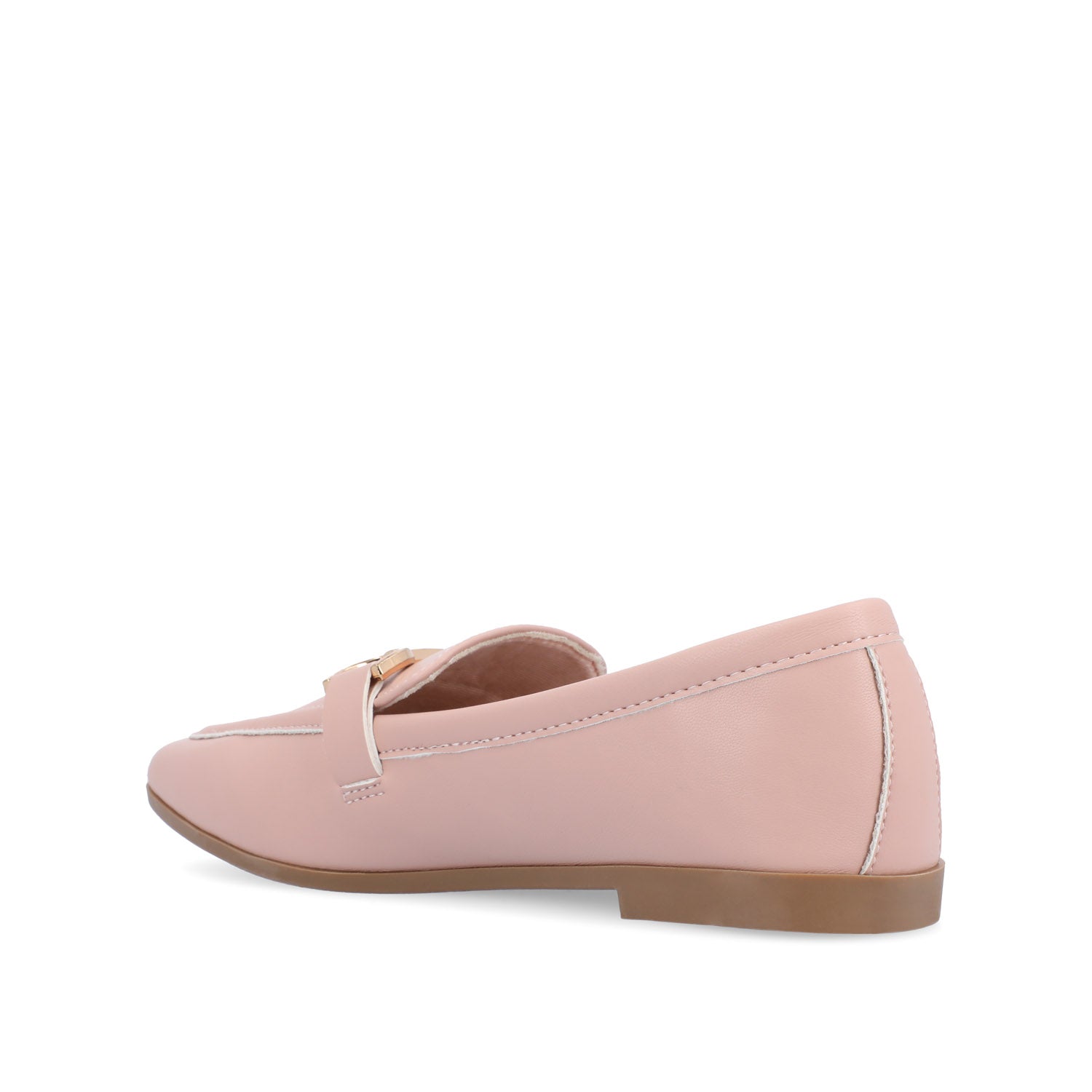MIZZA LOAFER FLATS IN VEGAN LEATHER - Pink PU
