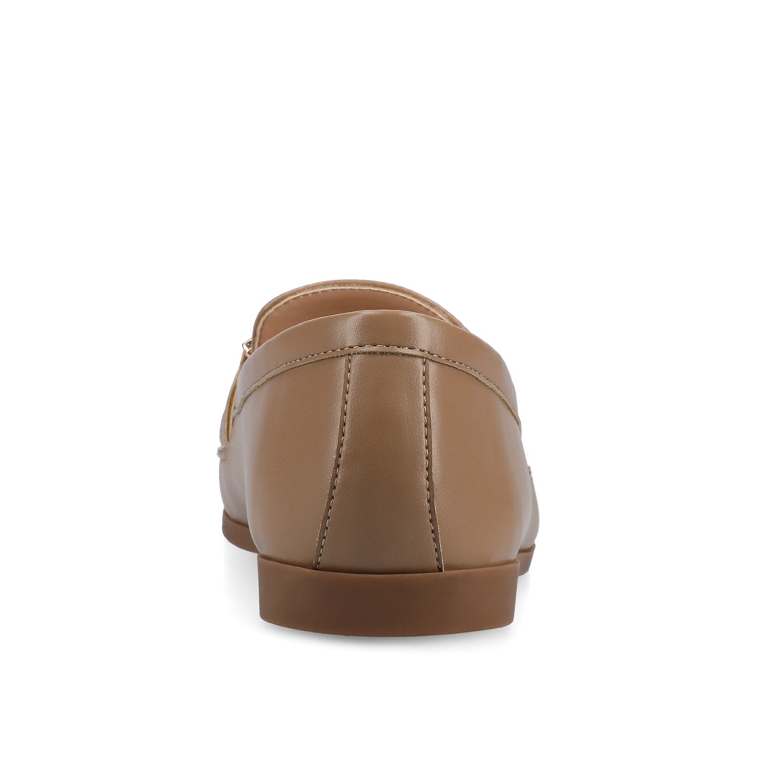MIZZA LOAFER FLATS IN VEGAN LEATHER - Mocha PU