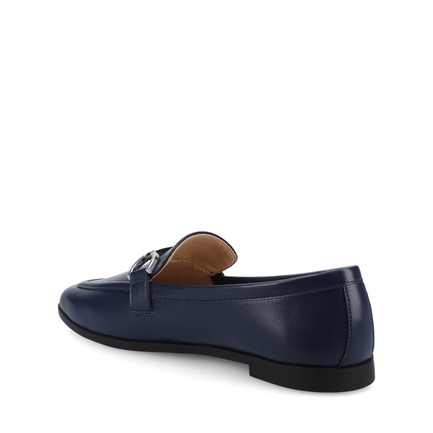 MIZZA LOAFER FLATS IN VEGAN LEATHER - Navy PU
