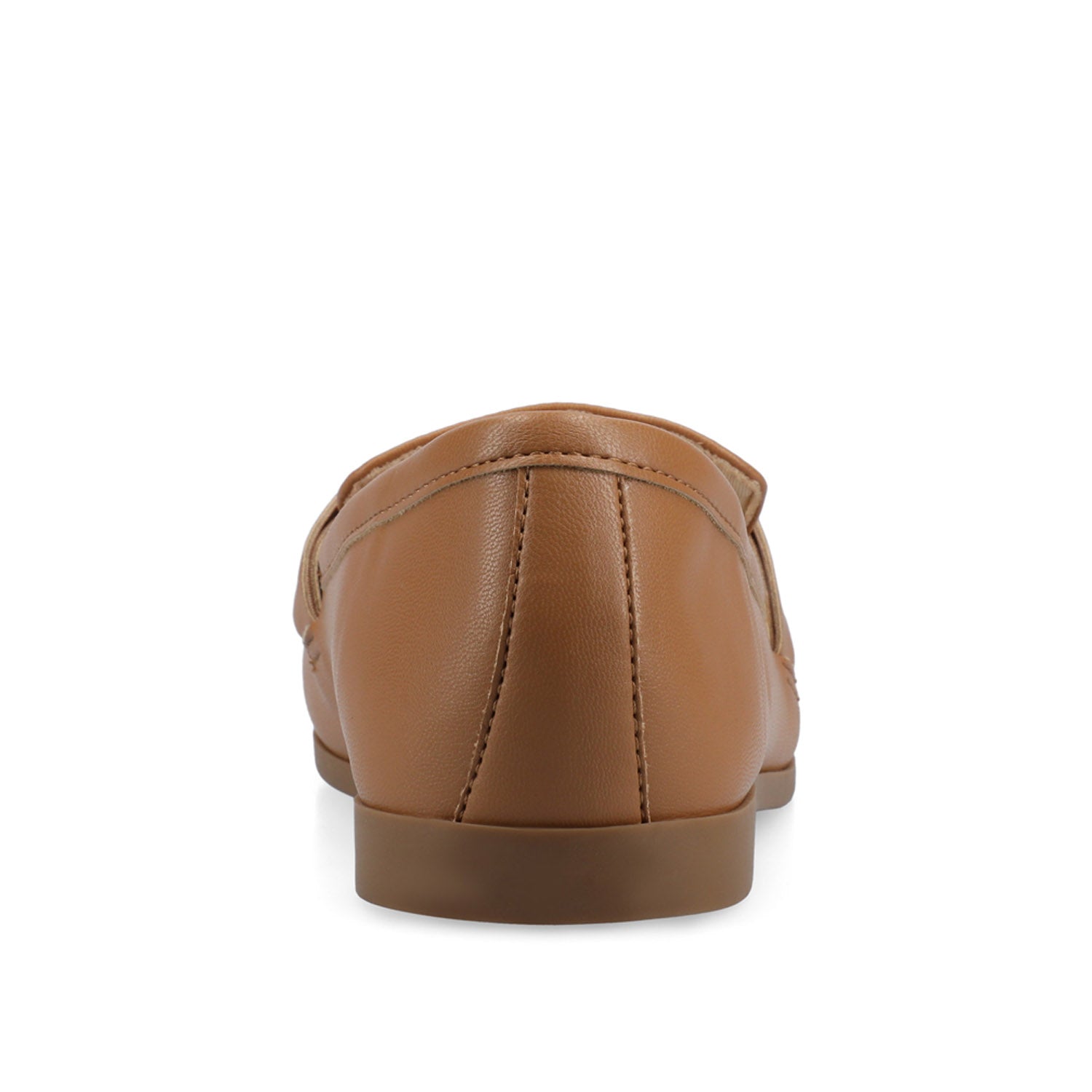 MIZZA LOAFER FLATS IN VEGAN LEATHER - Tan PU