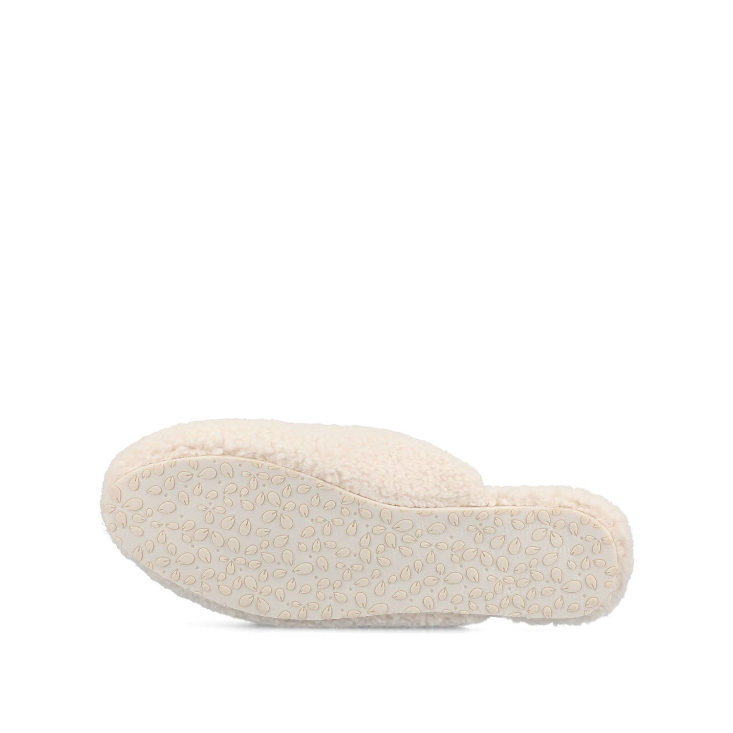 MONNROE SLIPPERS IN FAUX SHEARLING - Cream Fleece
