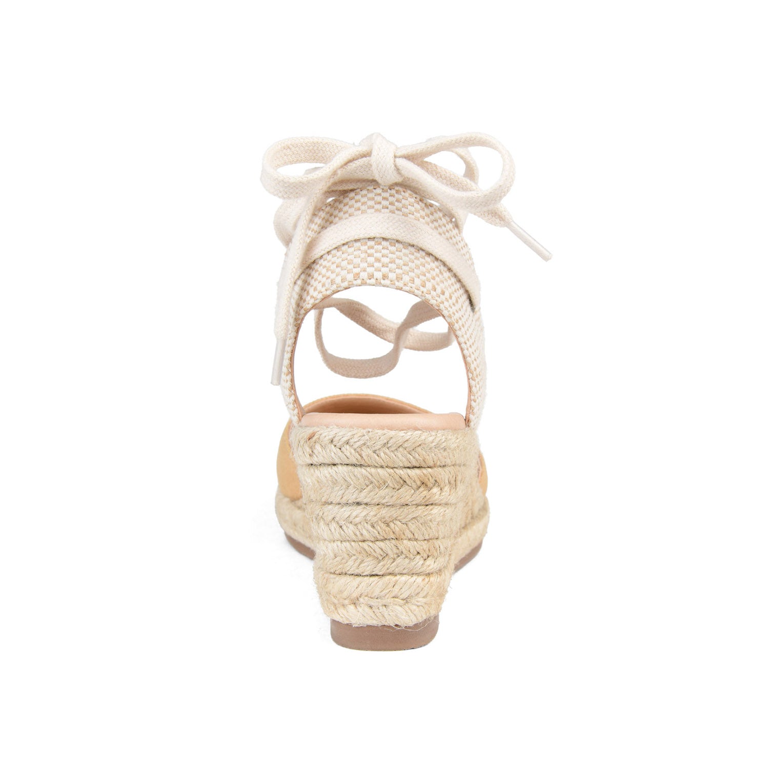 MONTE ESPADRILLE WEDGE SANDALS IN CANVAS - Tan Fabric