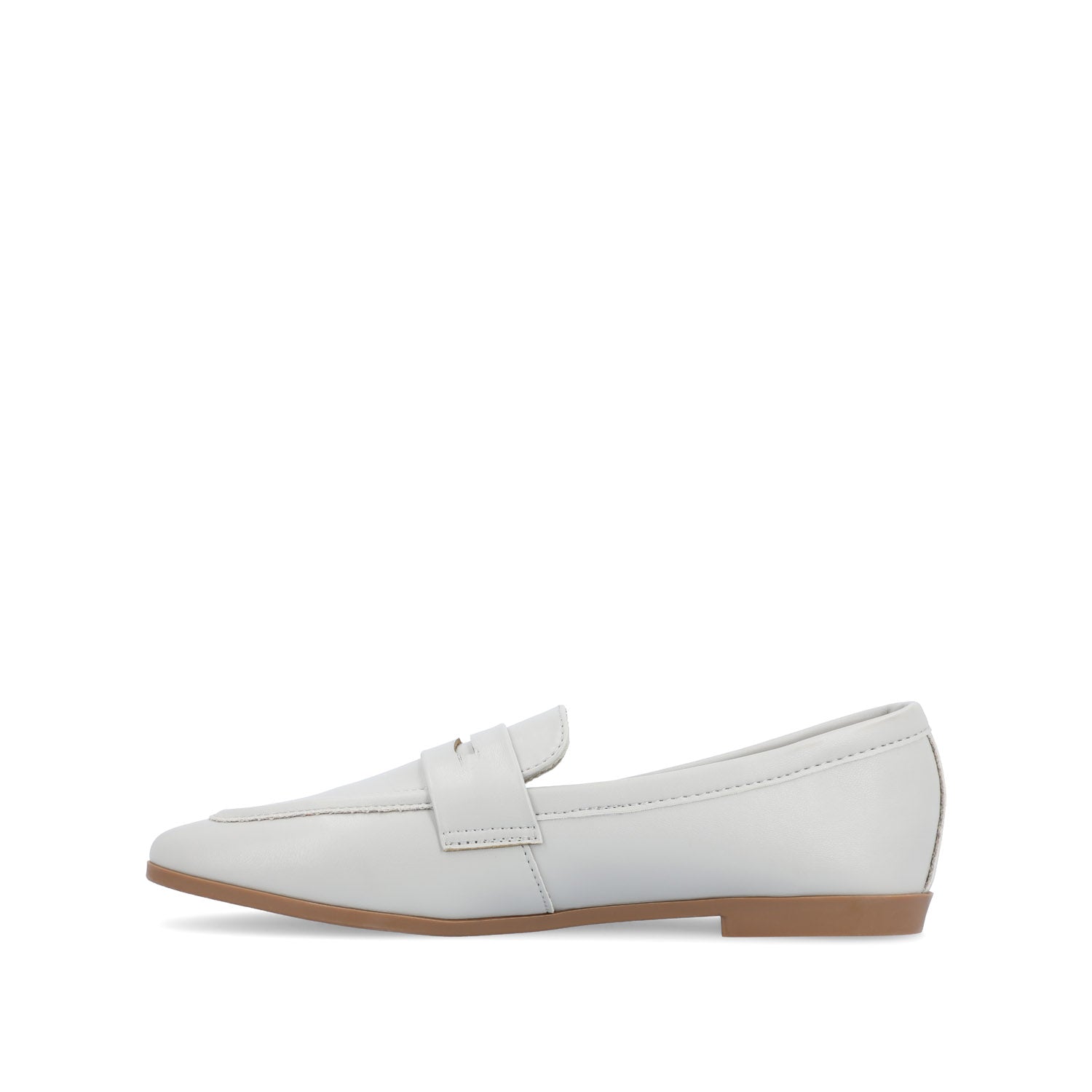 MYEESHA PENNY LOAFER FLAT IN VEGAN LEATHER - Grey
