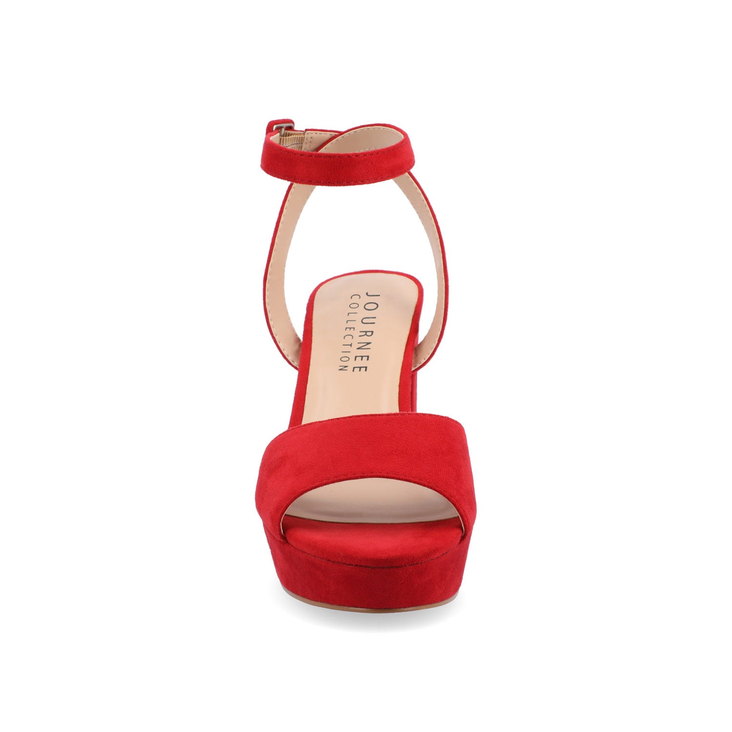 NAIRRI VEGAN LEATHER STRAPPY HEELS IN WIDE