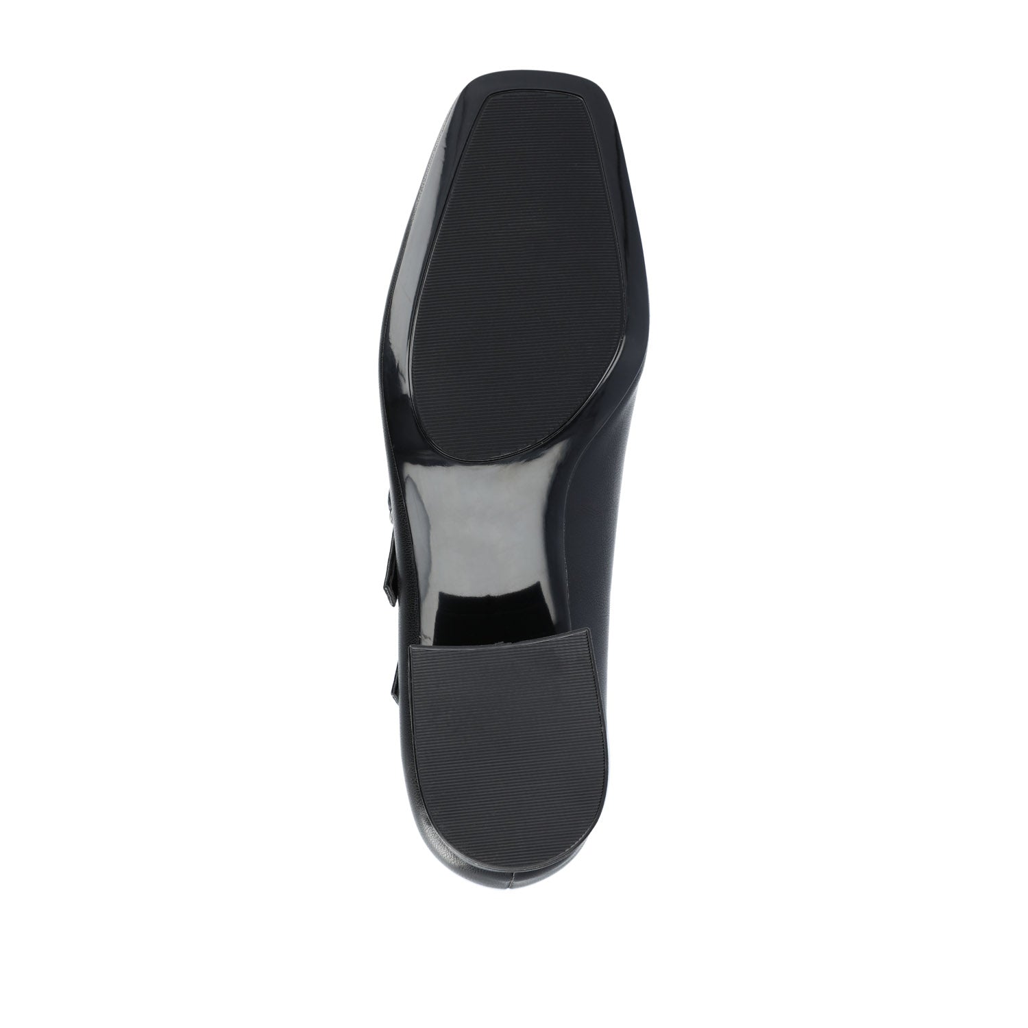 NALLY MARY JANE PUMP HEELS IN VEGAN LEATHER - Black