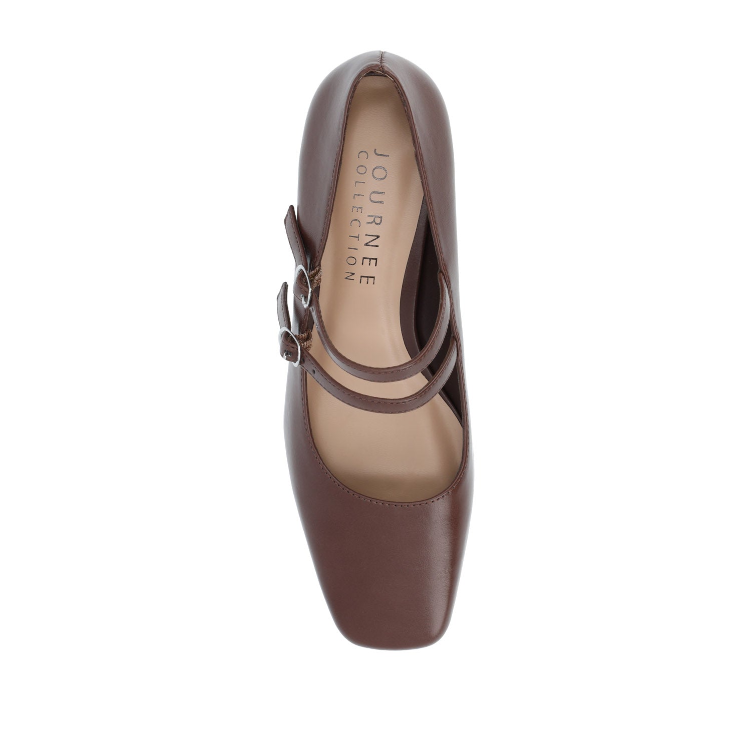 NALLY MARY JANE PUMP HEELS IN VEGAN LEATHER
